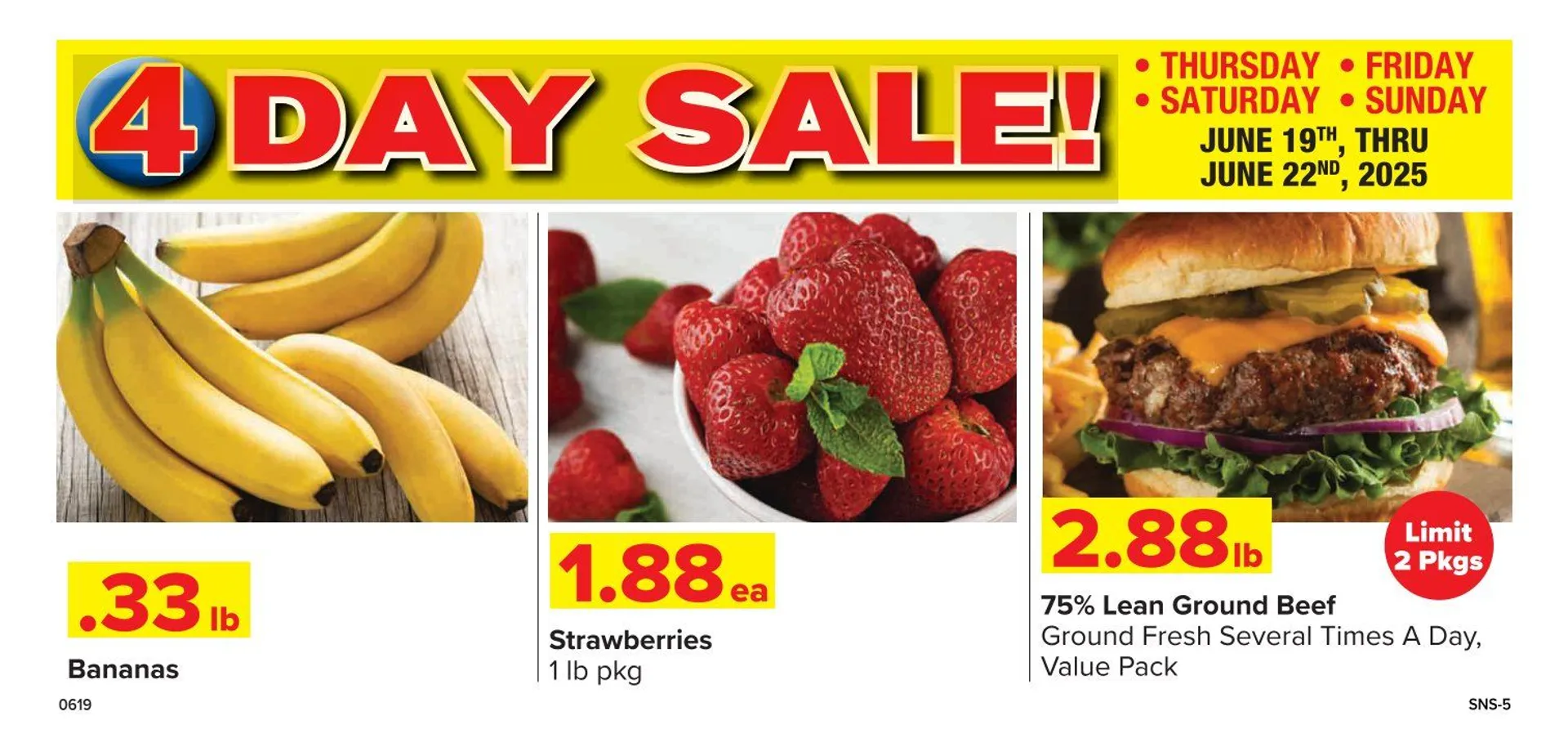 Weekly ad Shop'n Save Deals from June 19 to June 22 2025 - Page 1