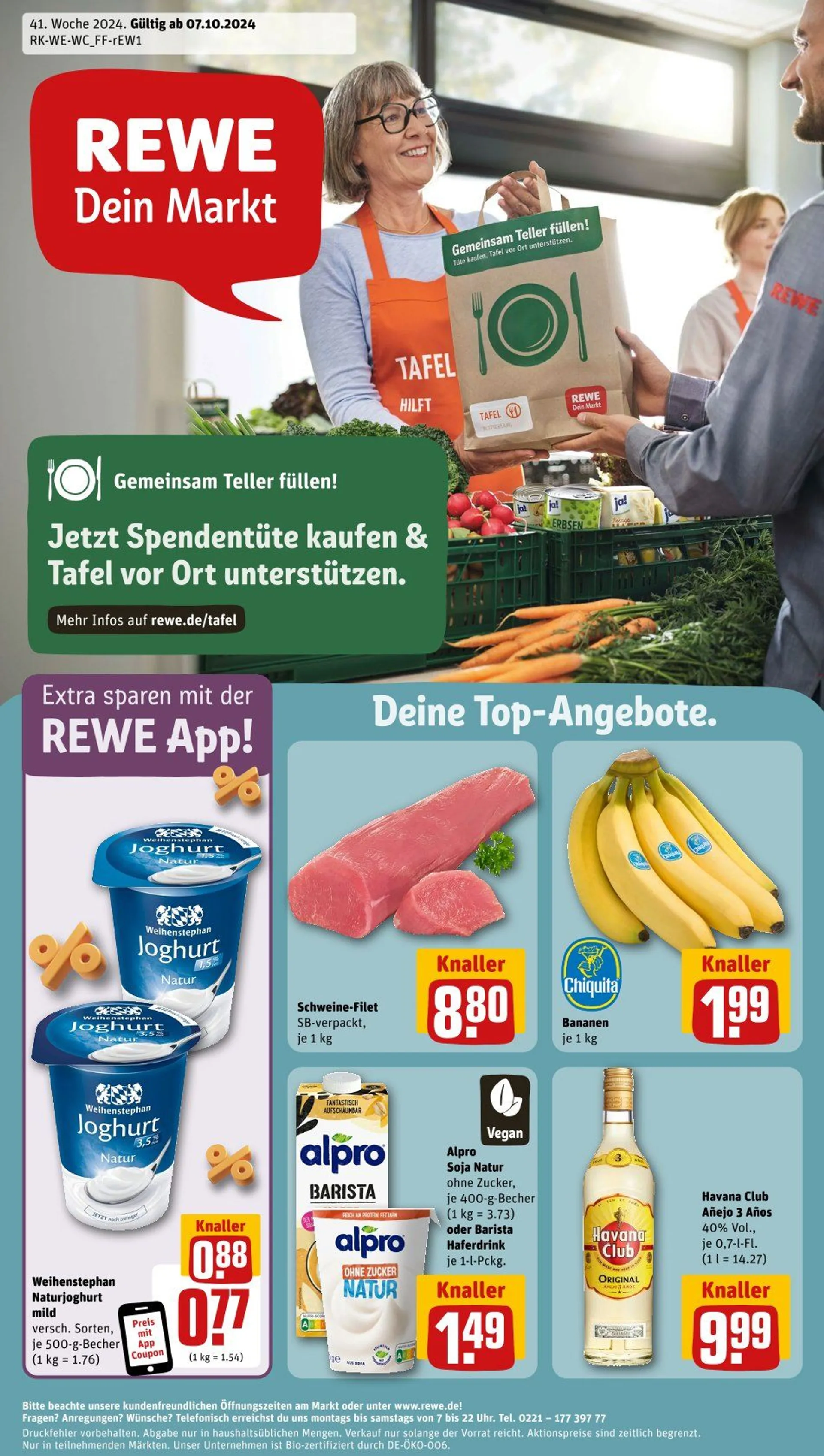 REWE Prospekt von 7. Oktober bis 12. Oktober 2024 - Prospekt seite 