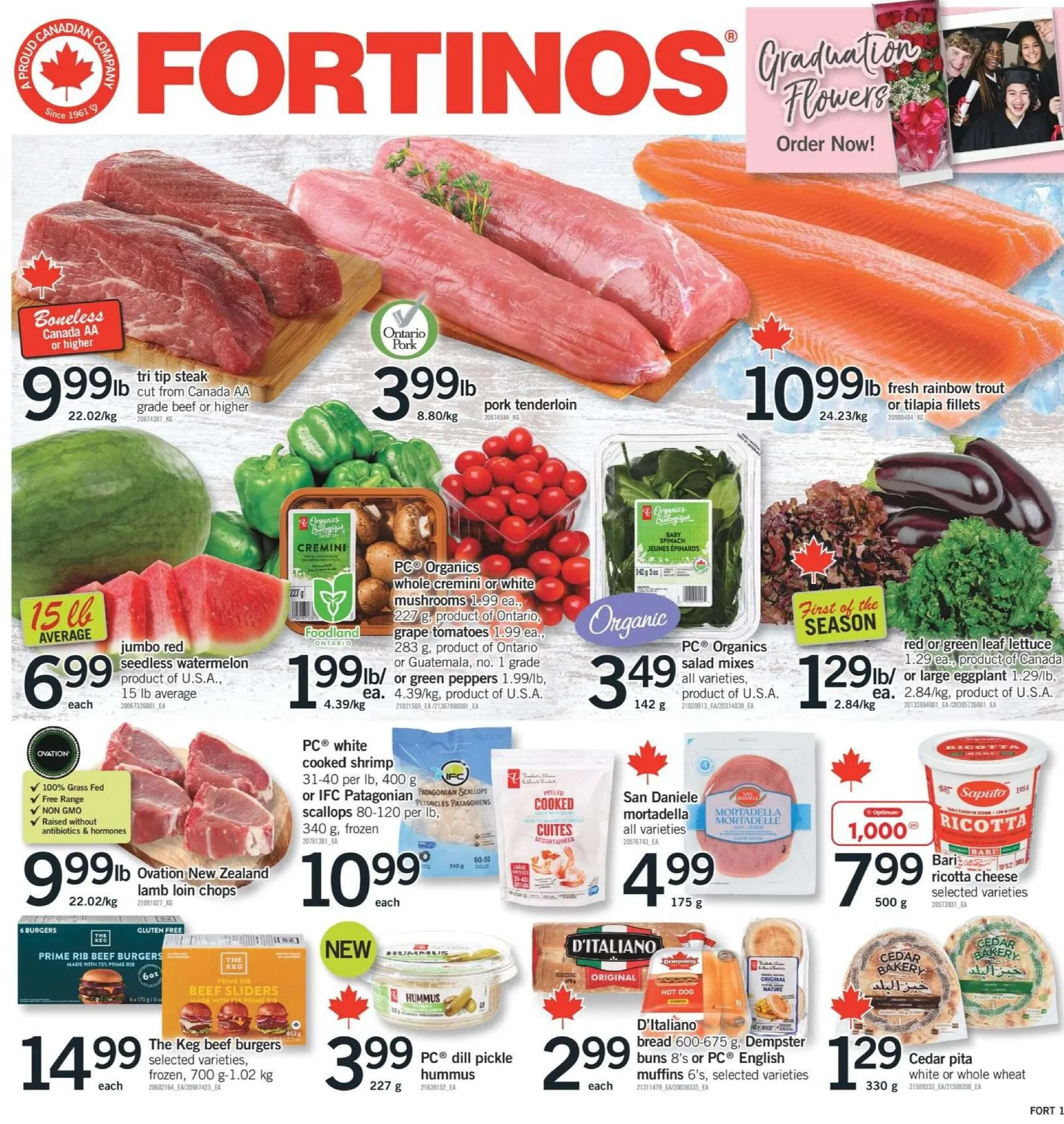 Fortinos Deals from June 5 to June 11 2025 - flyer page 1
