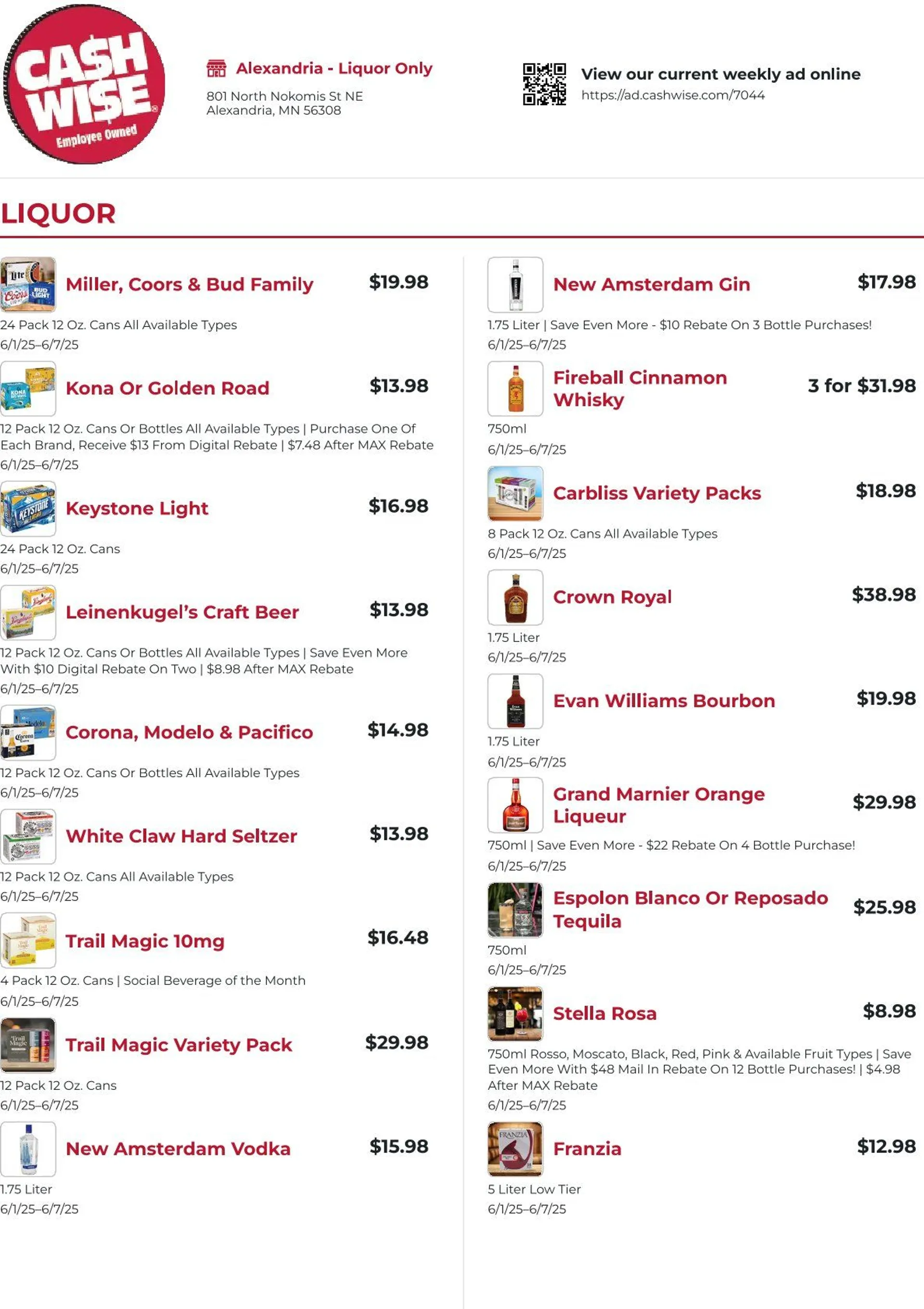 Weekly ad Cash Wise Deals from June 3 to June 7 2025 - Page 1