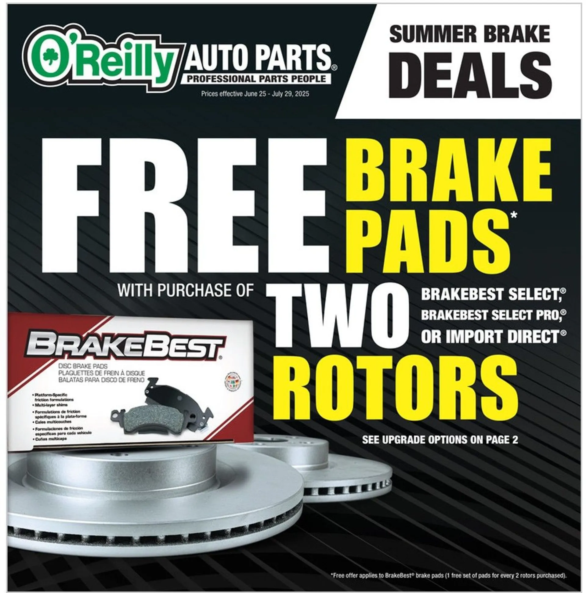 Weekly ad O'Reilly Auto Parts Sales from June 25 to July 29 2025 - Page 1