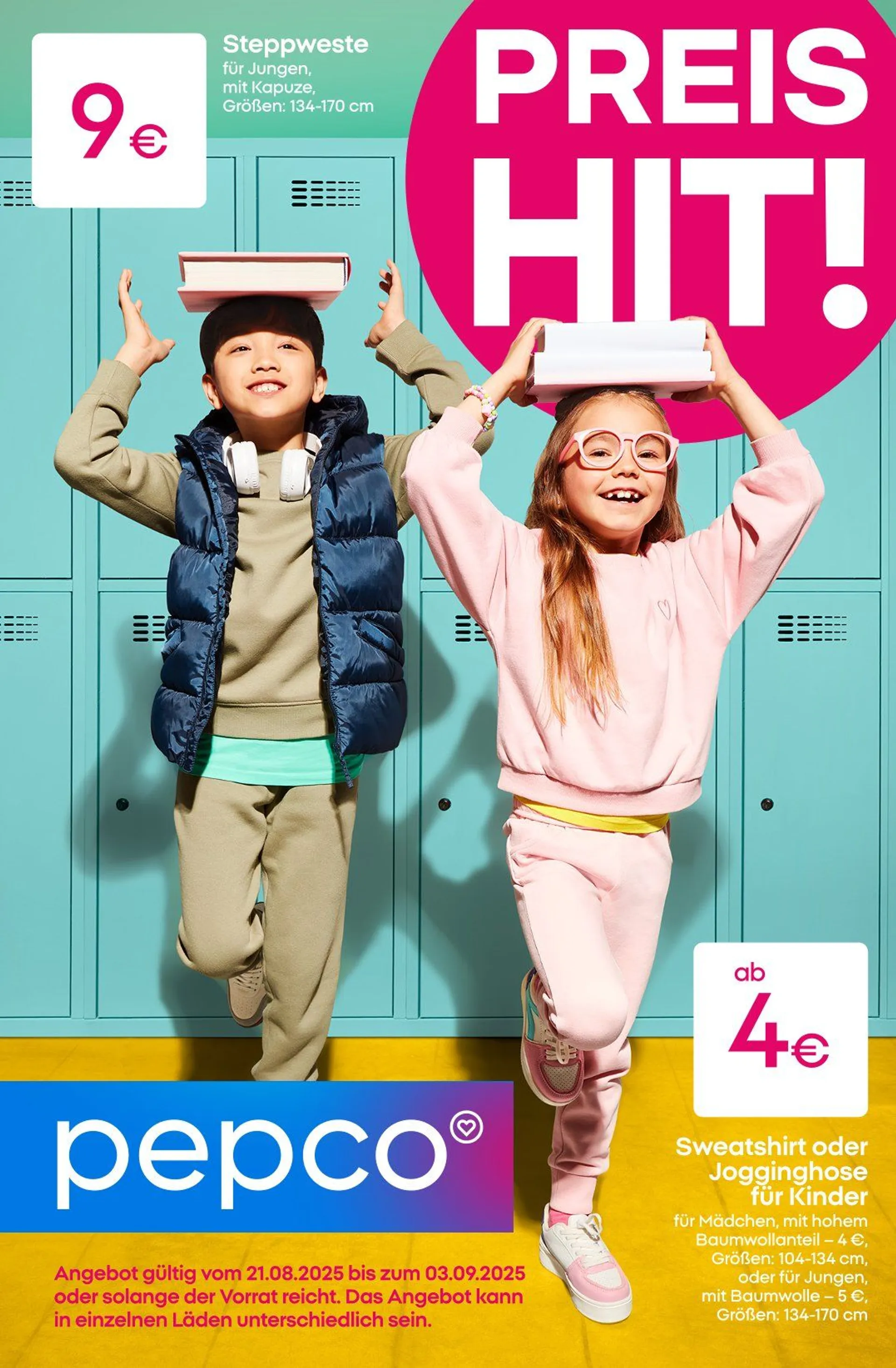 Pepco Prospekte  von 21. August bis 3. September 2025 - Prospekt seite 
