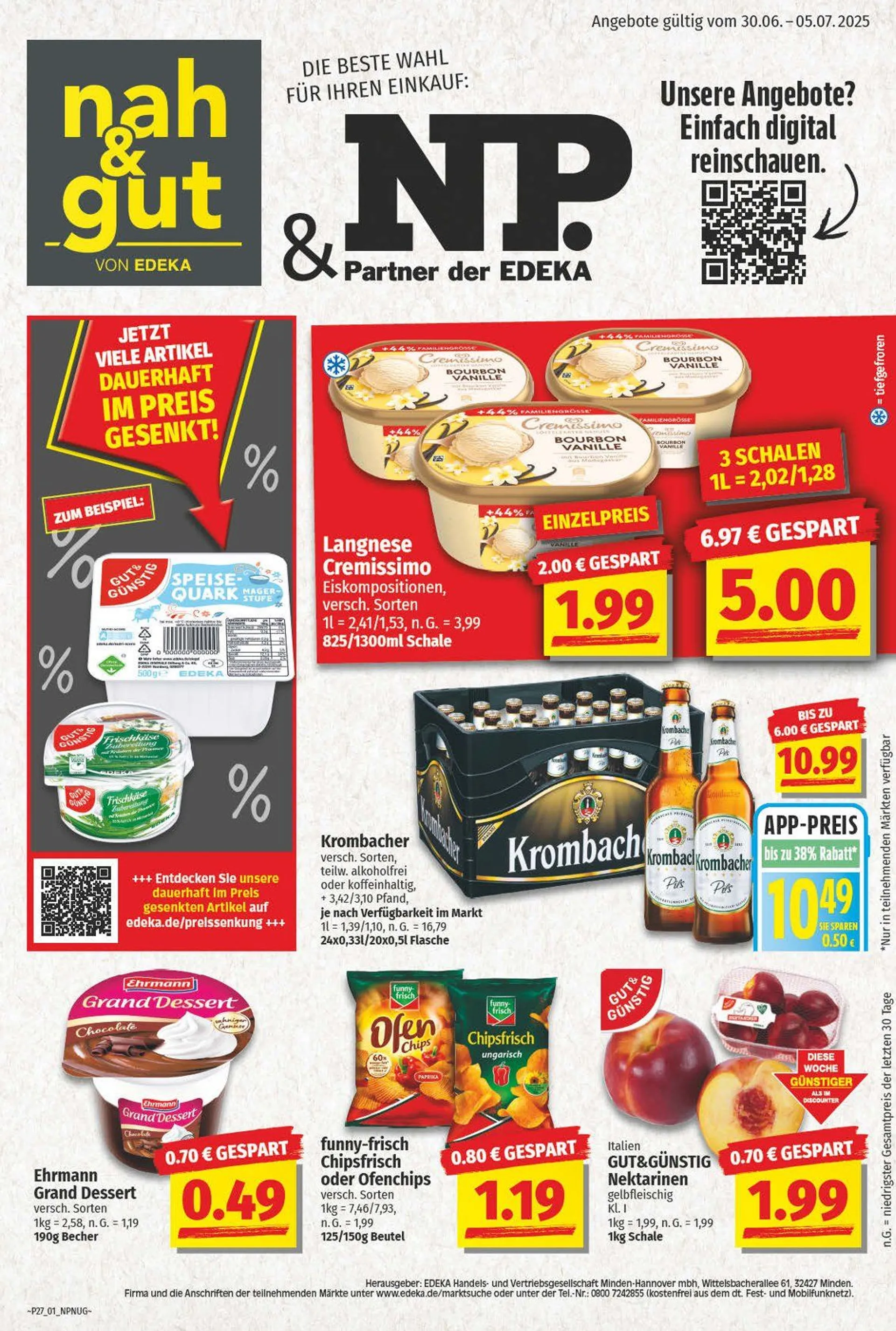 NP Discount Prospekt von 30. Juni bis 5. Juli 2025 - Prospekt seite 1