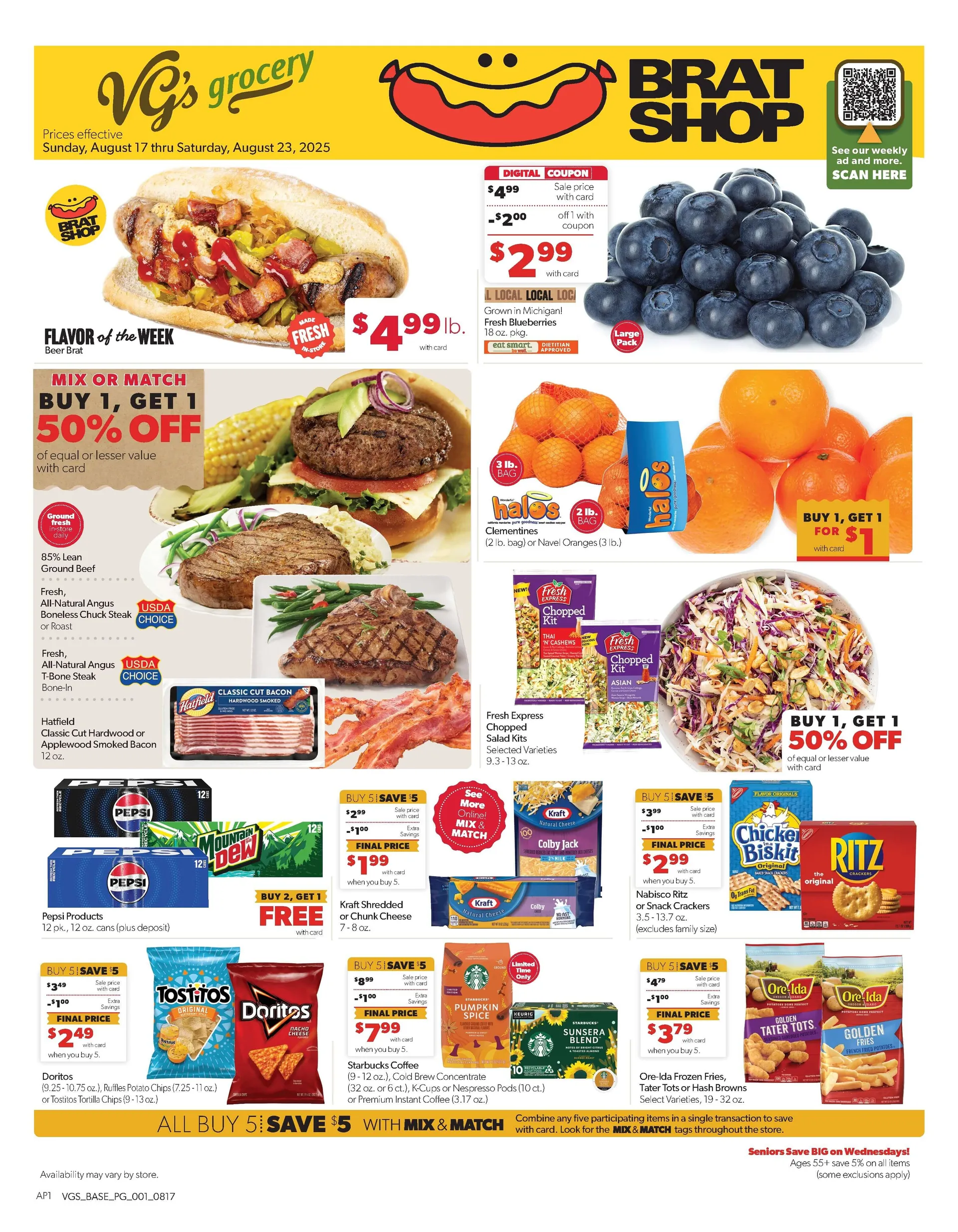 Weekly ad VG's Sales from August 17 to August 23 2025 - Page 1
