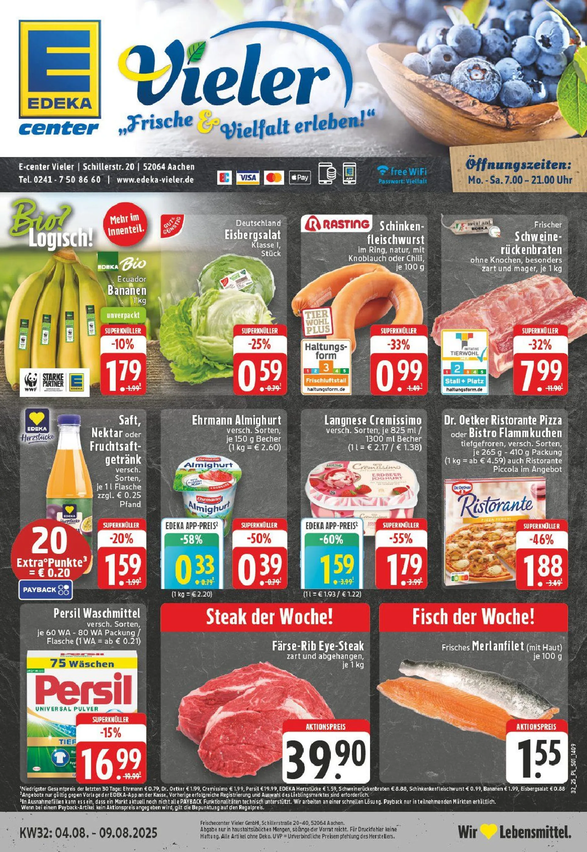 E-Center Prospekte von 4. August bis 9. August 2025 - Prospekt seite 1