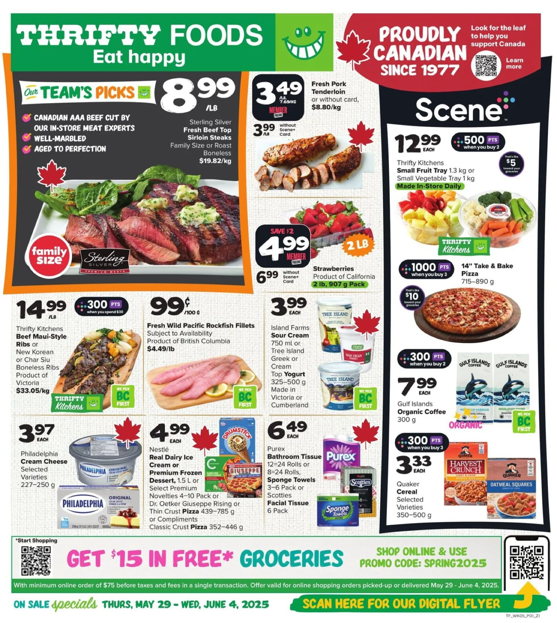 Thrifty Foods Deals from May 29 to June 6 2025 - flyer page 1