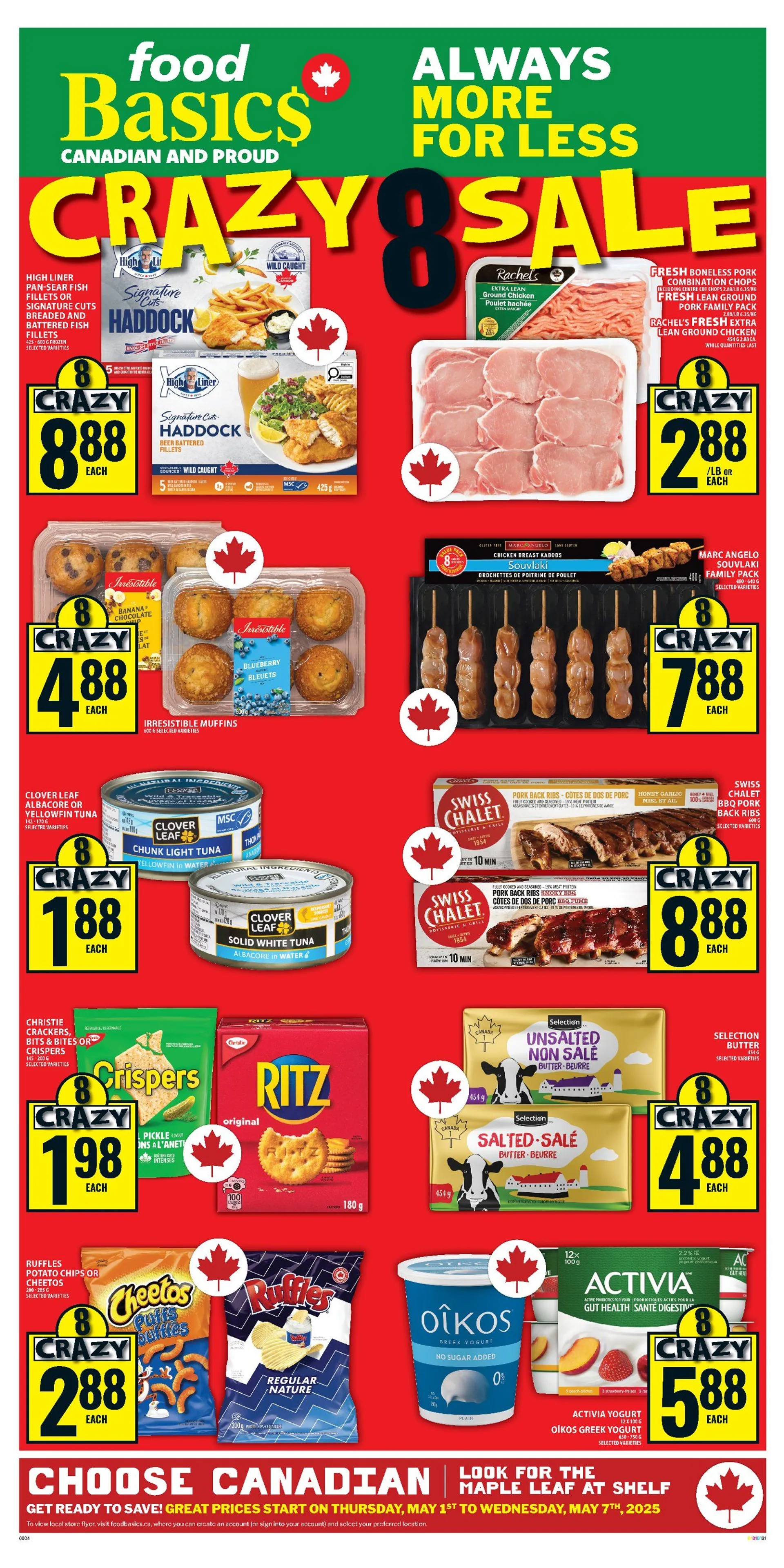 Food Basics Deals from May 1 to May 7 2025 - flyer page 1