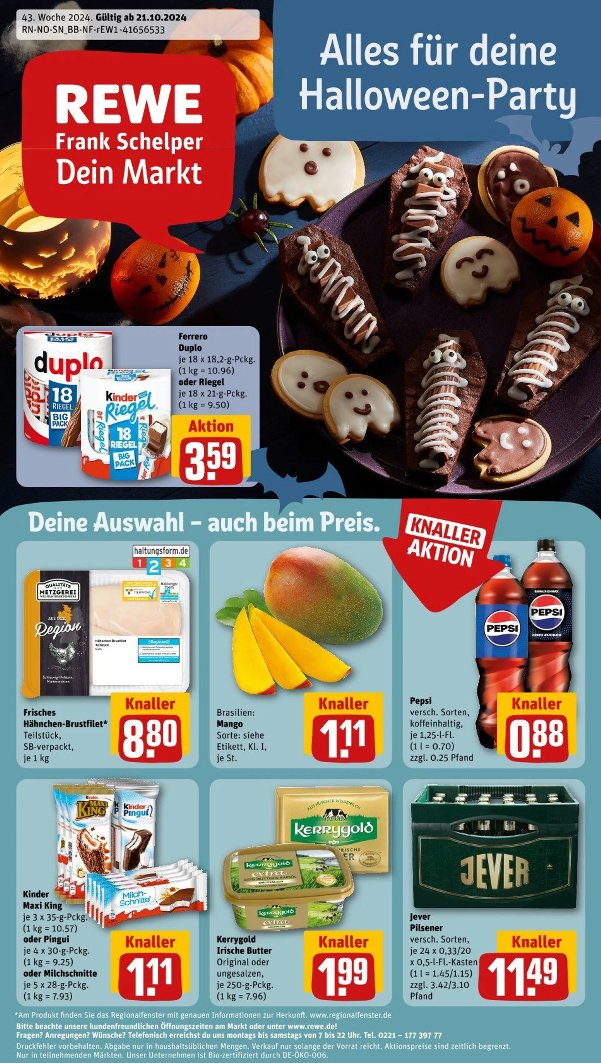 REWE Prospekt von 21. Oktober bis 26. Oktober 2024 - Prospekt seite 