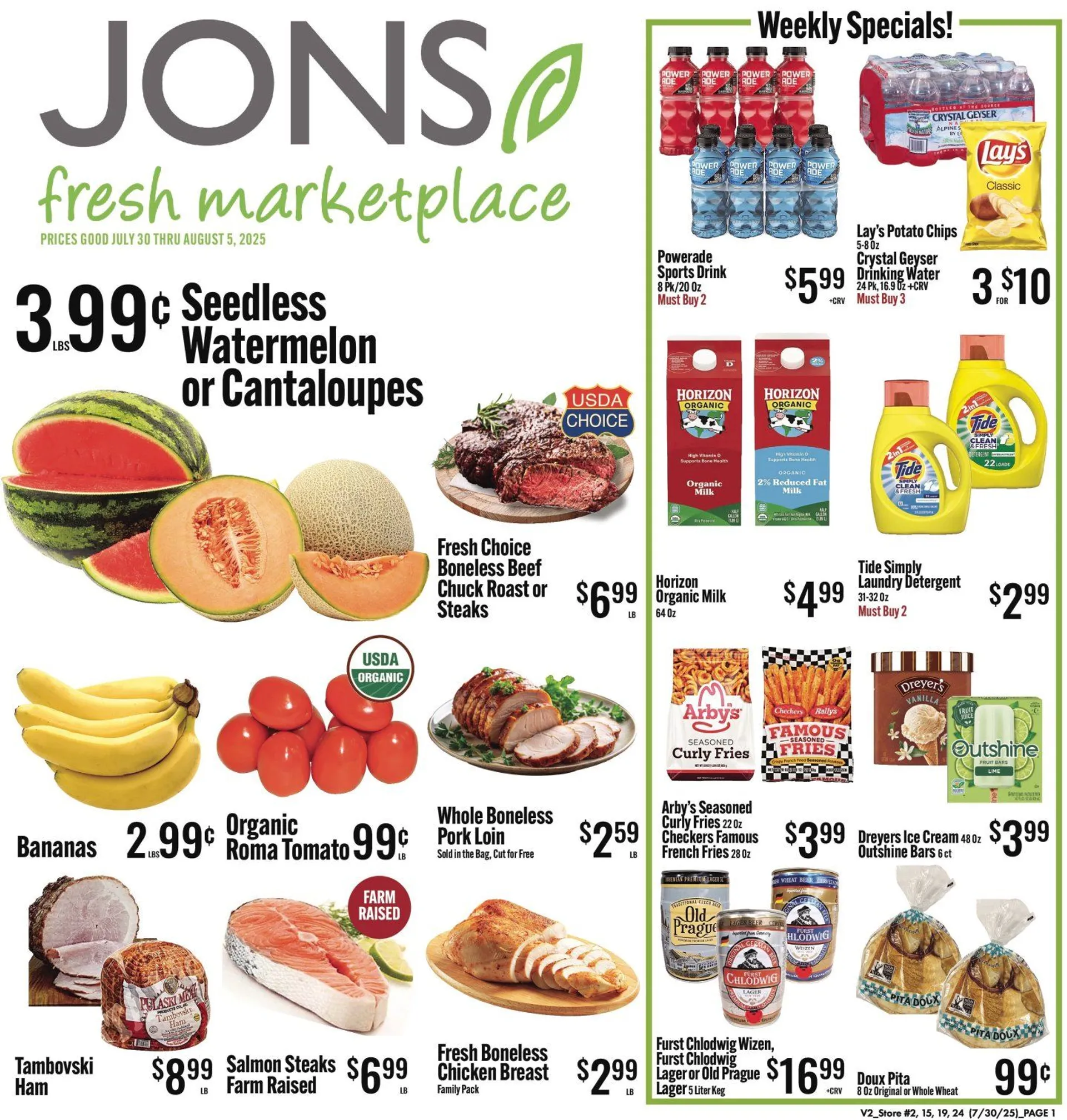 Weekly ad Jons International Sales from July 30 to August 5 2025 - Page 1
