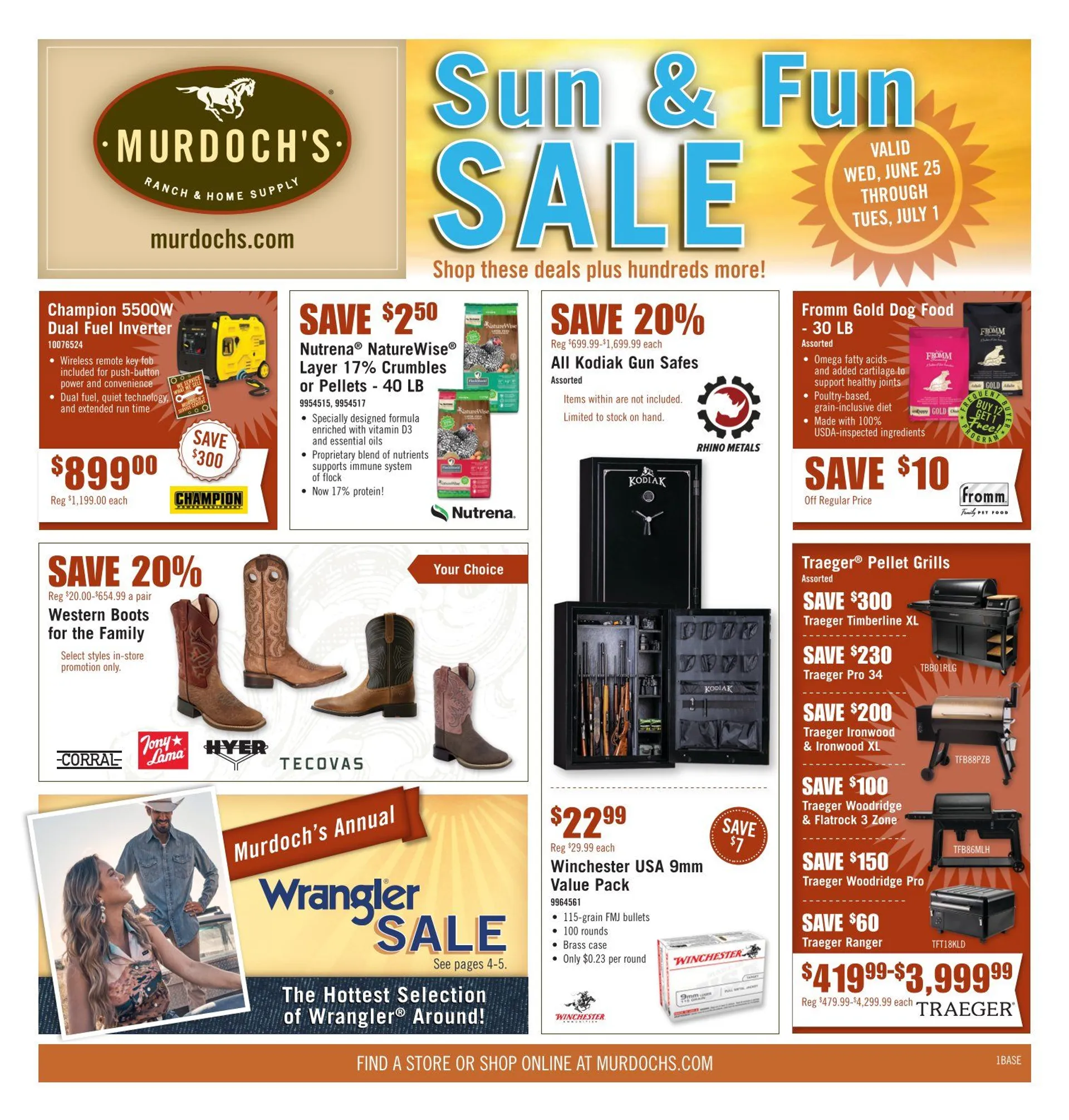 Weekly ad Murdoch’s weekly ads from June 25 to July 3 2025 - Page 1
