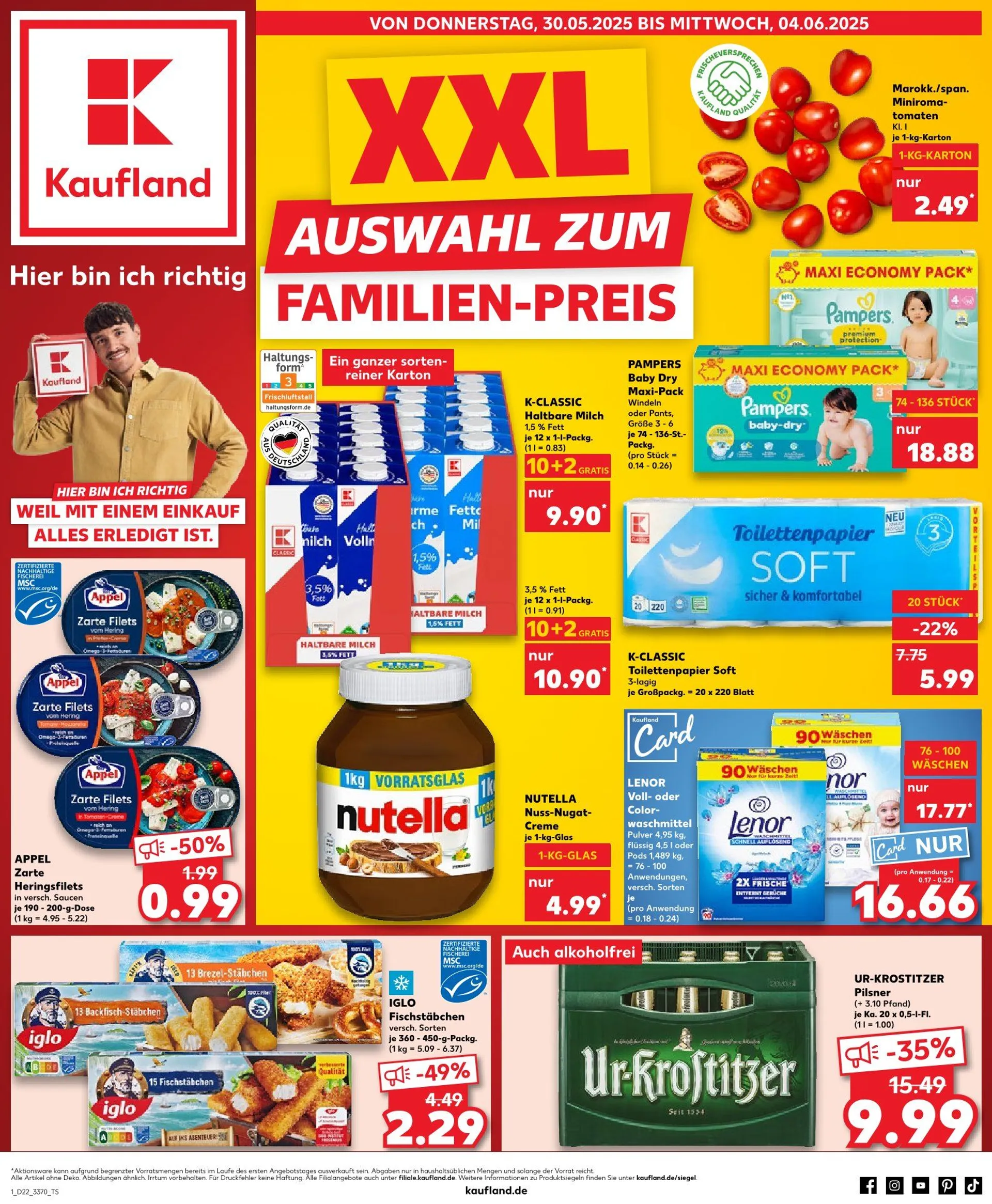 Kaufland Prospekt von 30. Mai bis 5. Juni 2025 - Prospekt seite 1