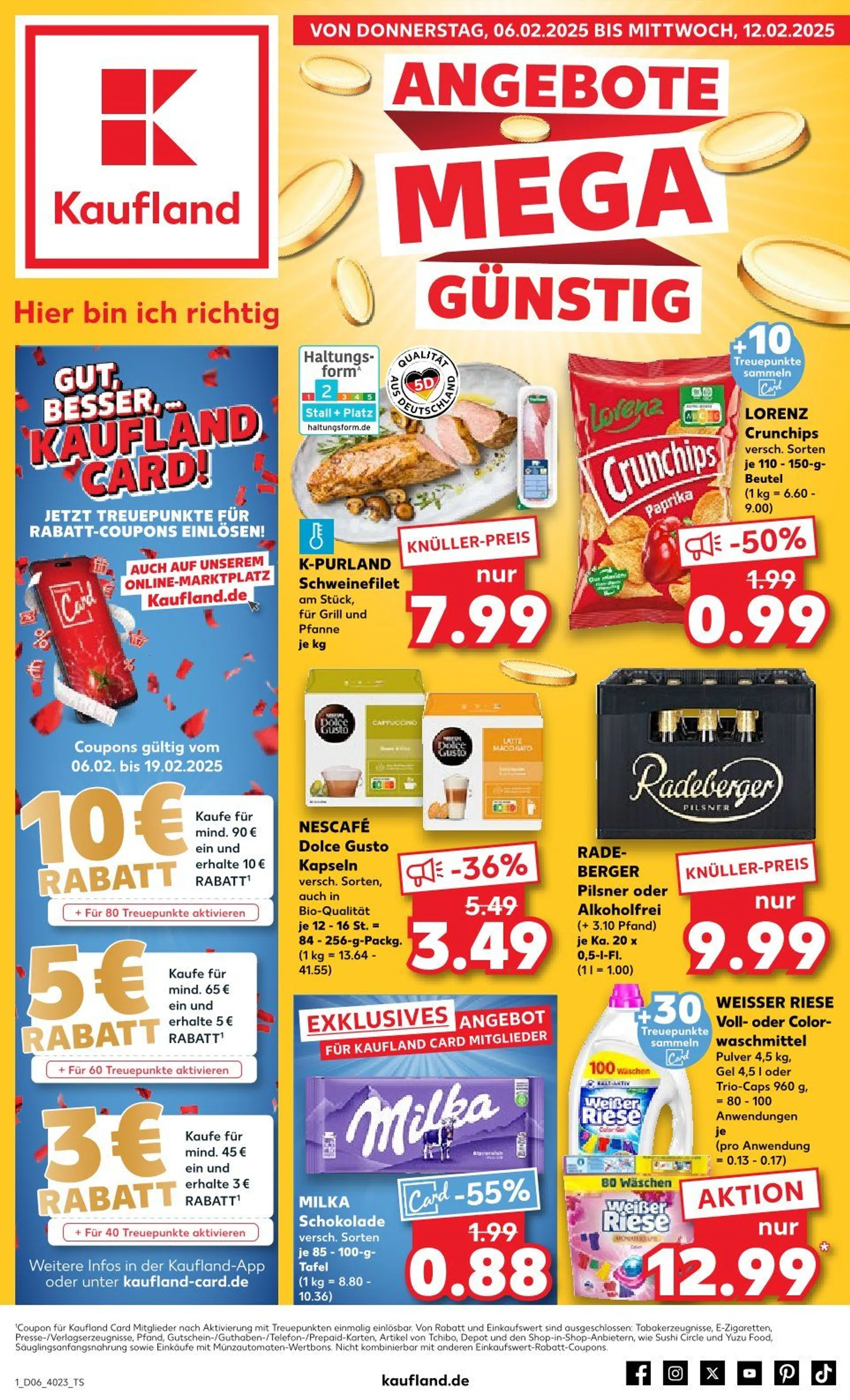 Kaufland Prospekt von 6. Februar bis 12. Februar 2025 - Prospekt seite 1