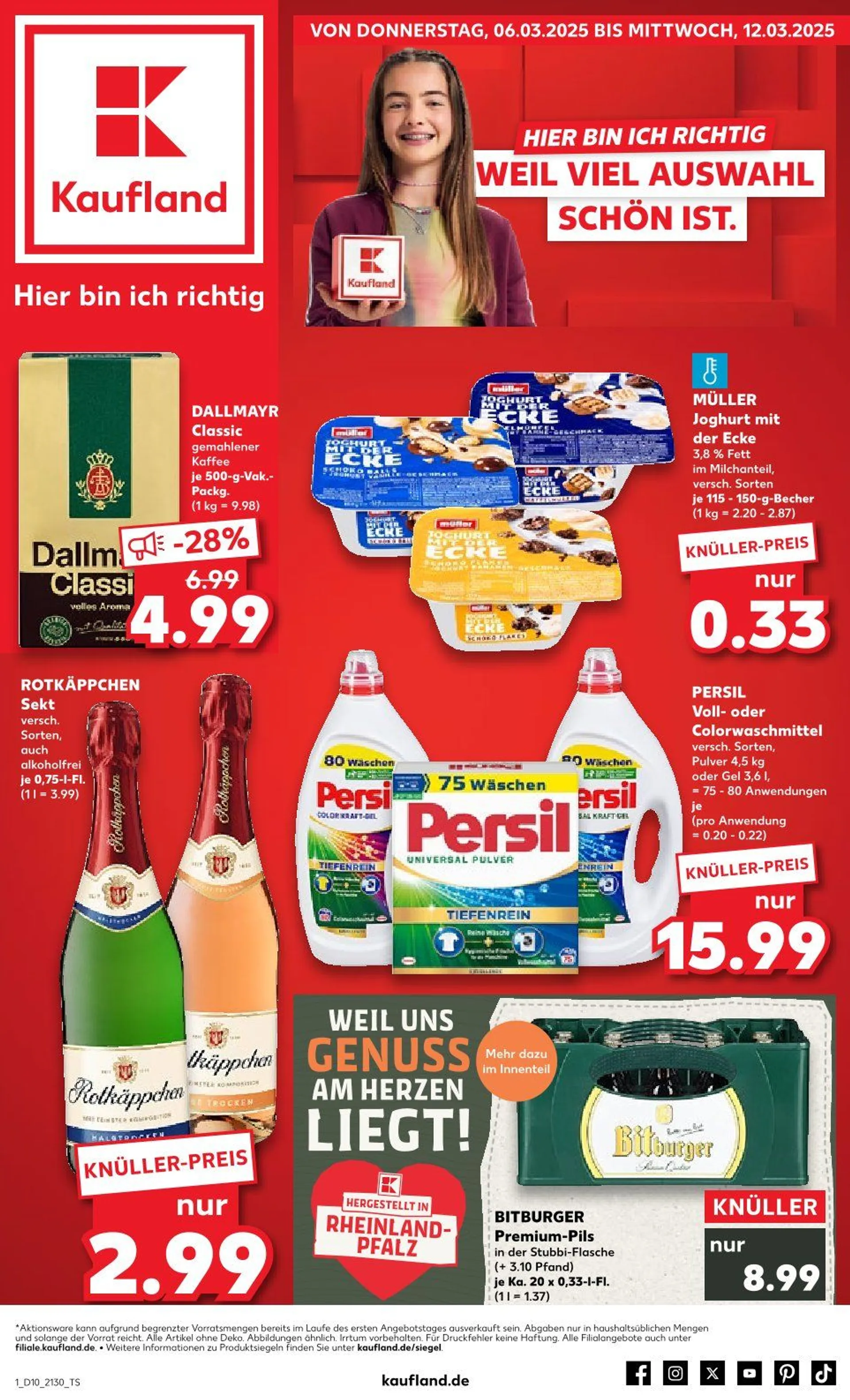 Kaufland Prospekt von 6. März bis 12. März 2025 - Prospekt seite 1