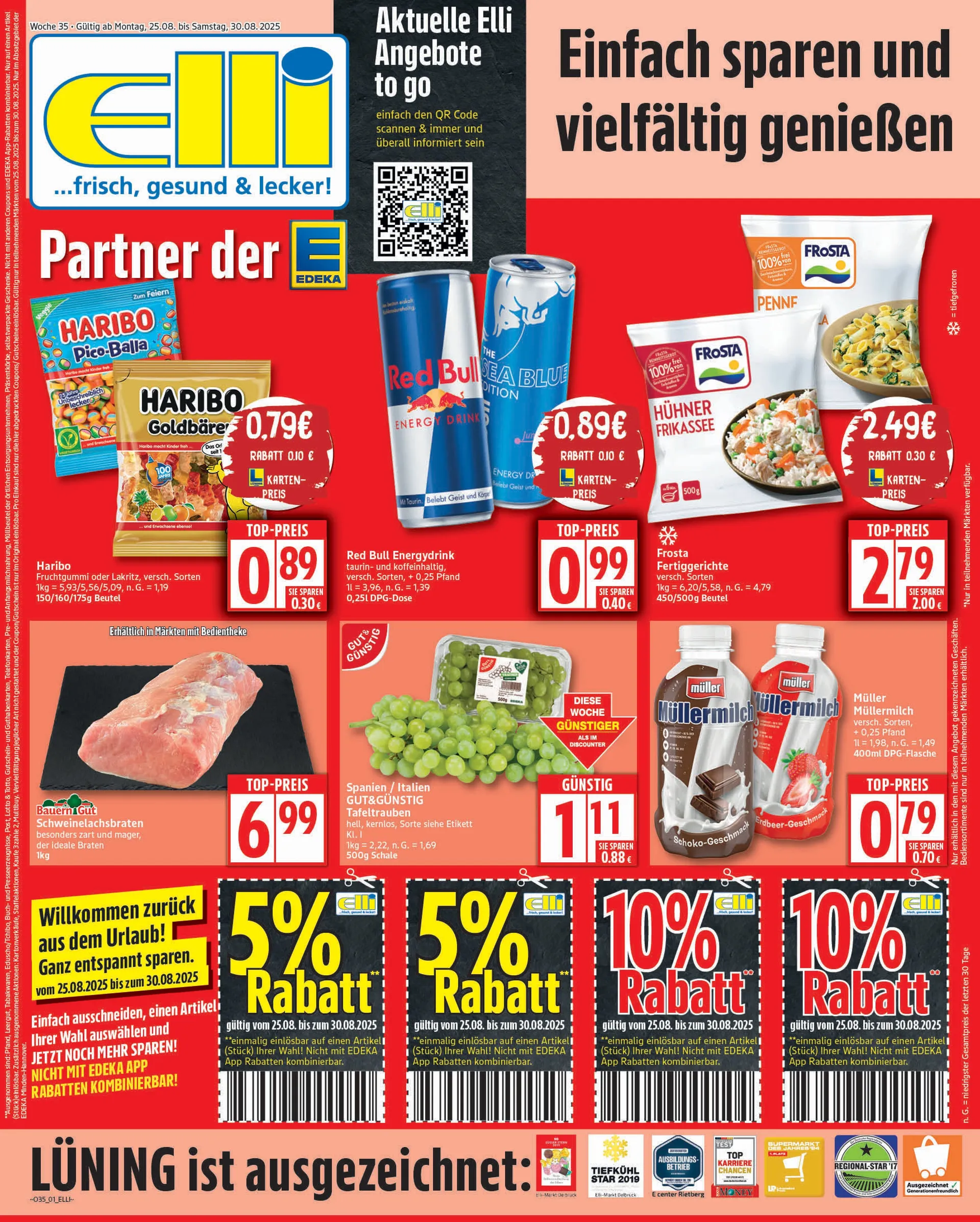 Elli Markt Prospekte von 25. August bis 30. August 2025 - Prospekt seite 1
