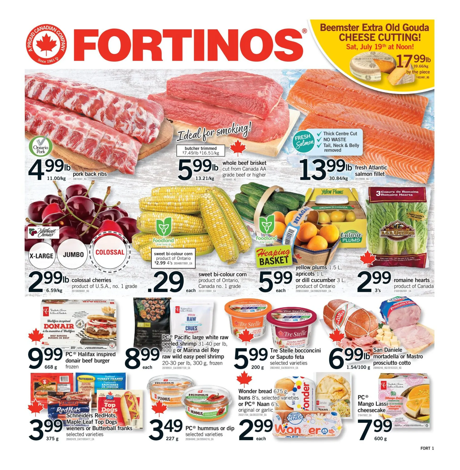 Fortinos flyers from July 17 to July 23 2025 - flyer page 1