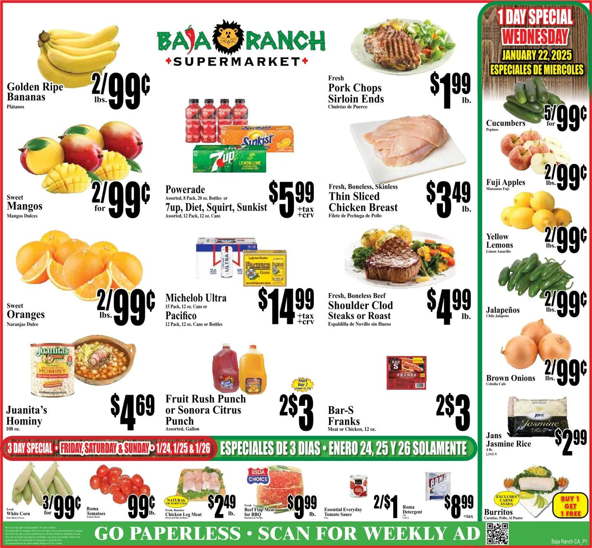 Weekly ad Baja Ranch Sales from January 22 to January 28 2025 - Page 