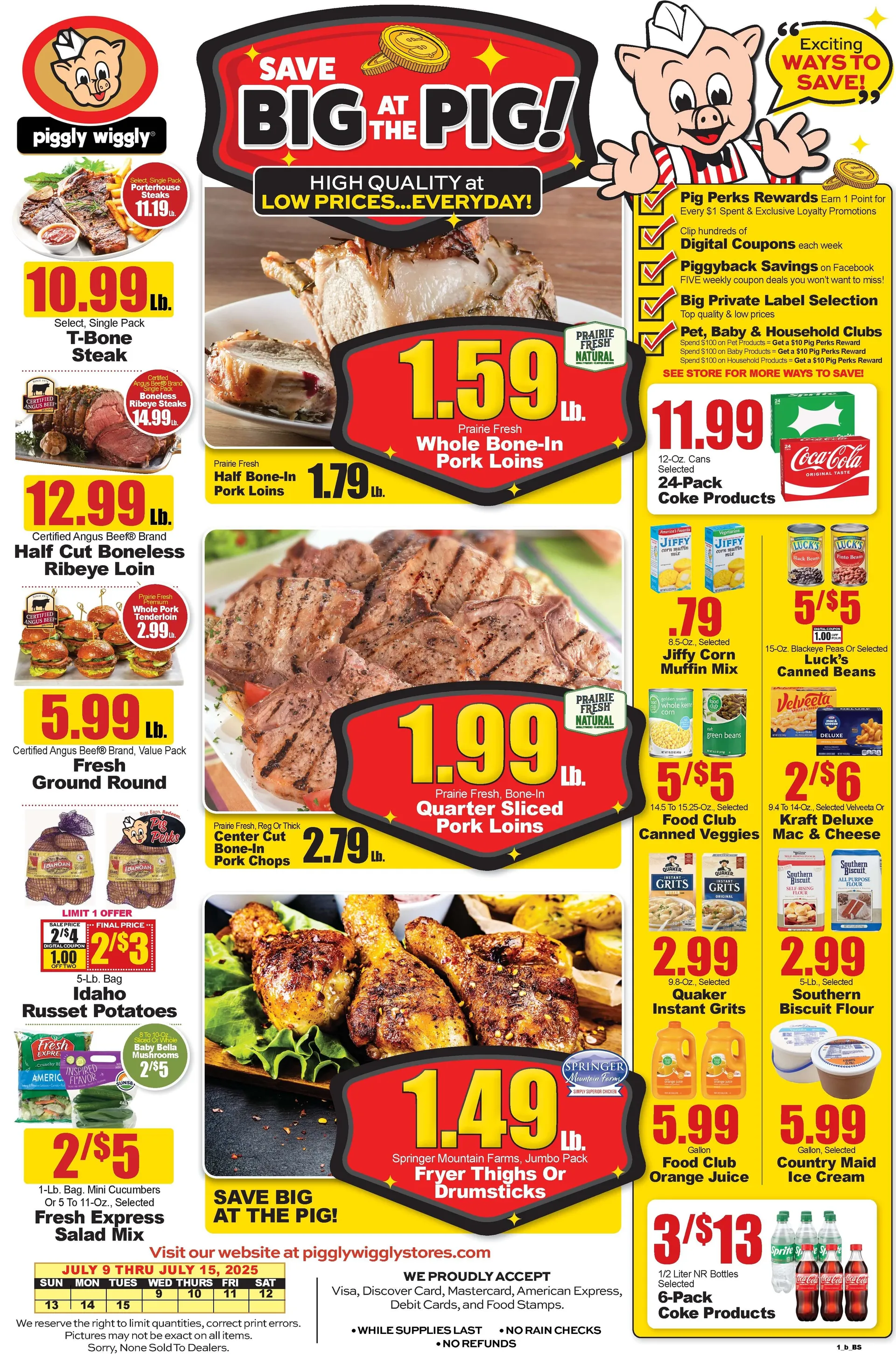 Weekly ad Piggly Wiggly weekly ads from July 9 to July 15 2025 - Page 1