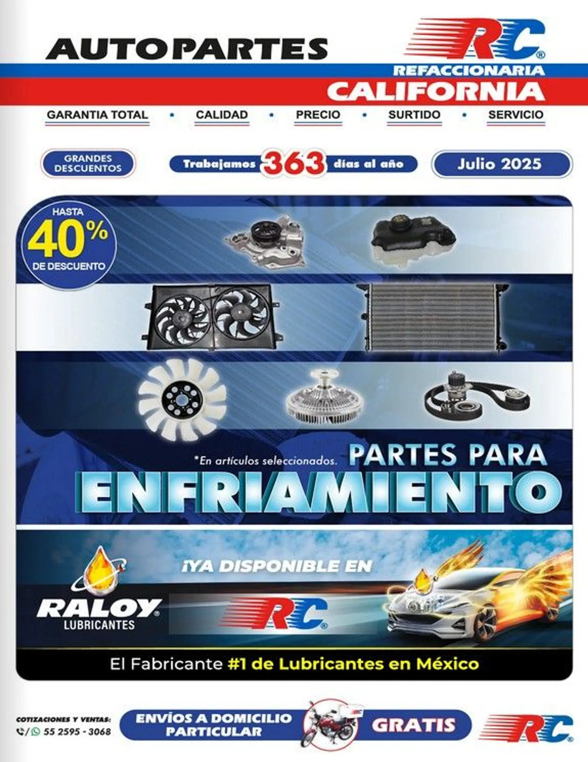 Catálogo de Refaccionaria California catálogos y ofertas 1 de julio al 31 de julio 2025 - Pagina 