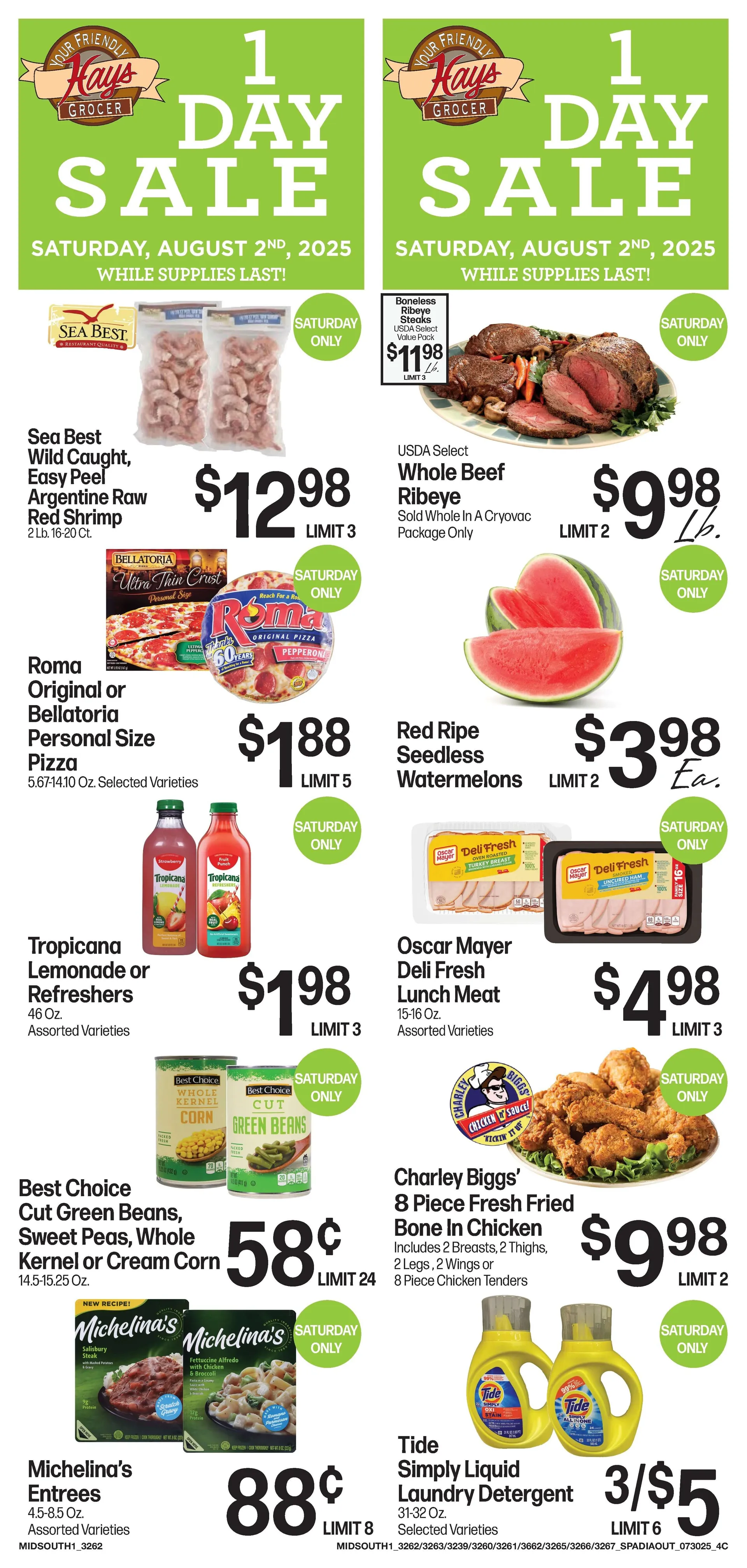 Weekly ad Hays Supermarket weekly ads from July 30 to August 5 2025 - Page 1