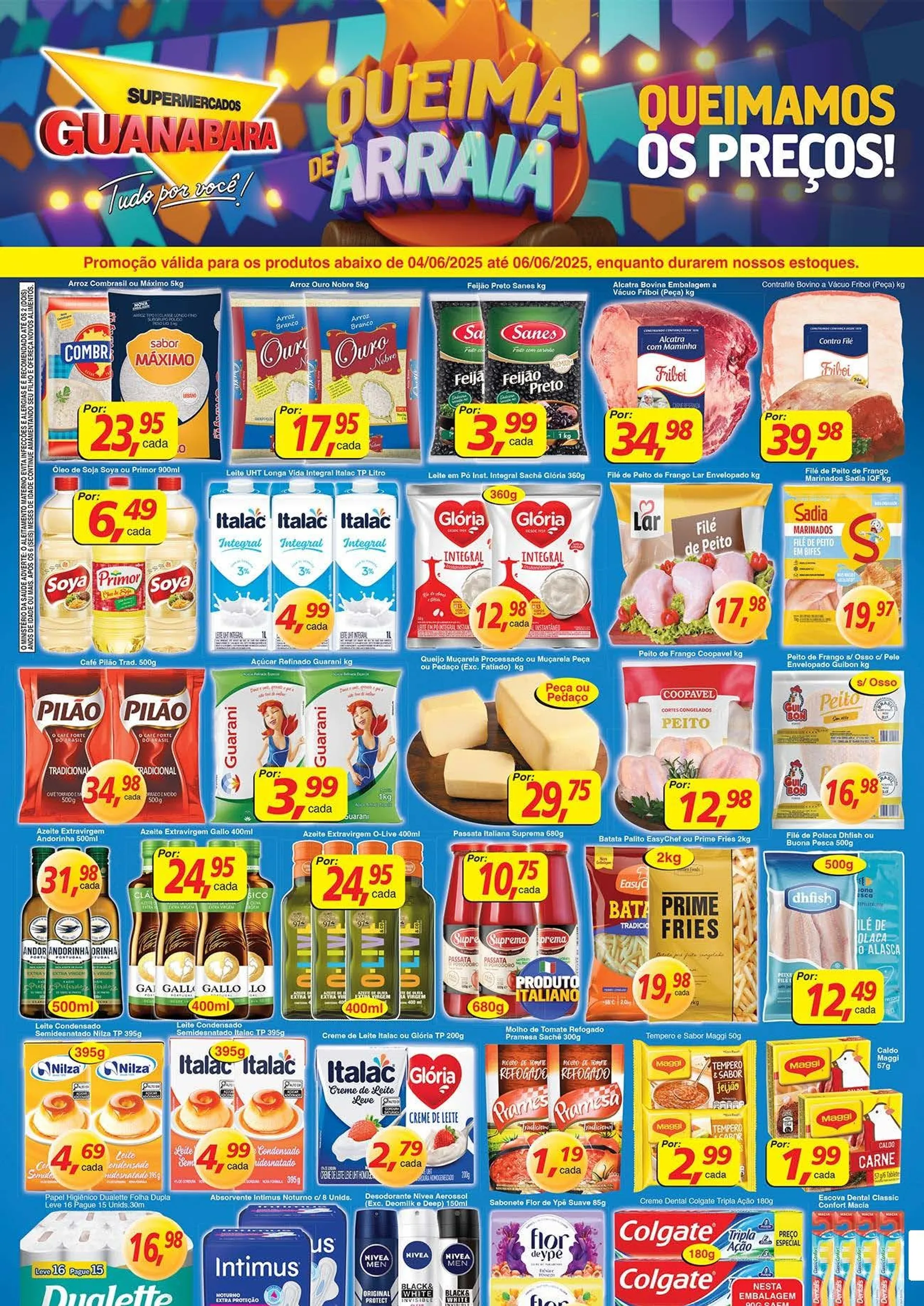 Encarte de Supermercados Guanabara Folheto 4 de junho até 6 de junho 2025 - Pagina 
