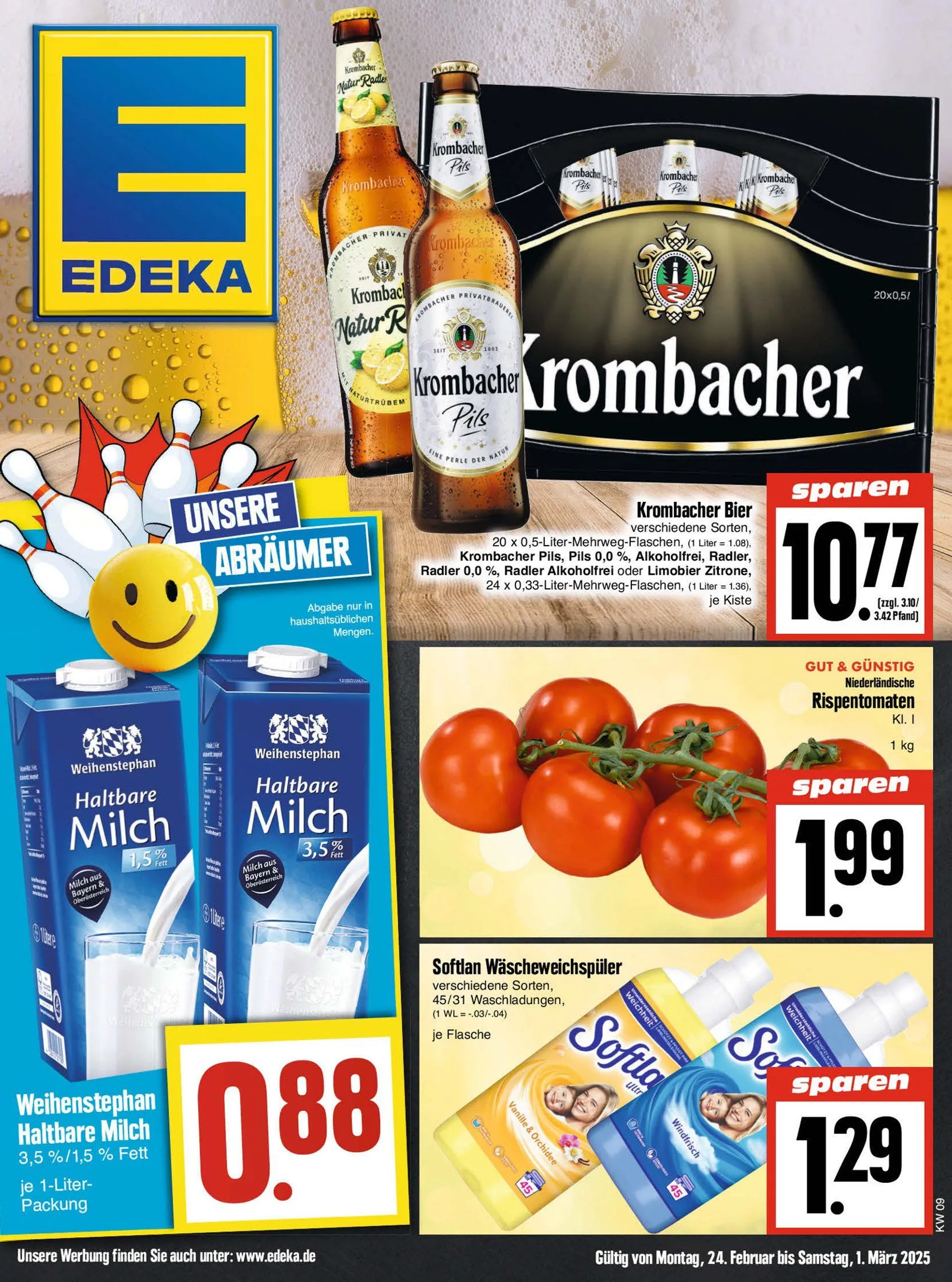 Edeka Prospekt von 24. Februar bis 1. März 2025 - Prospekt seite 1