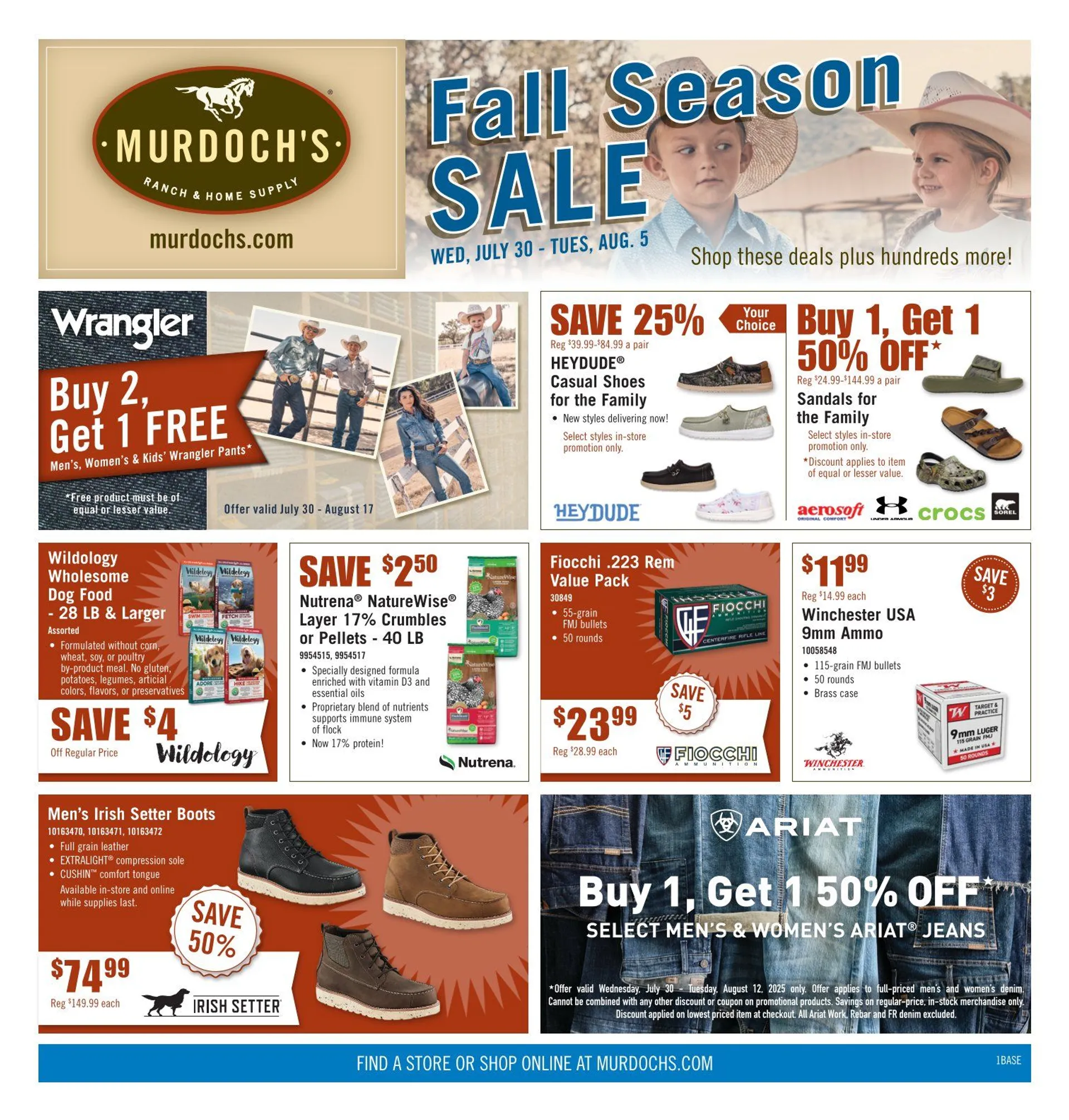 Weekly ad Murdoch’s Sales from July 30 to August 5 2025 - Page 1