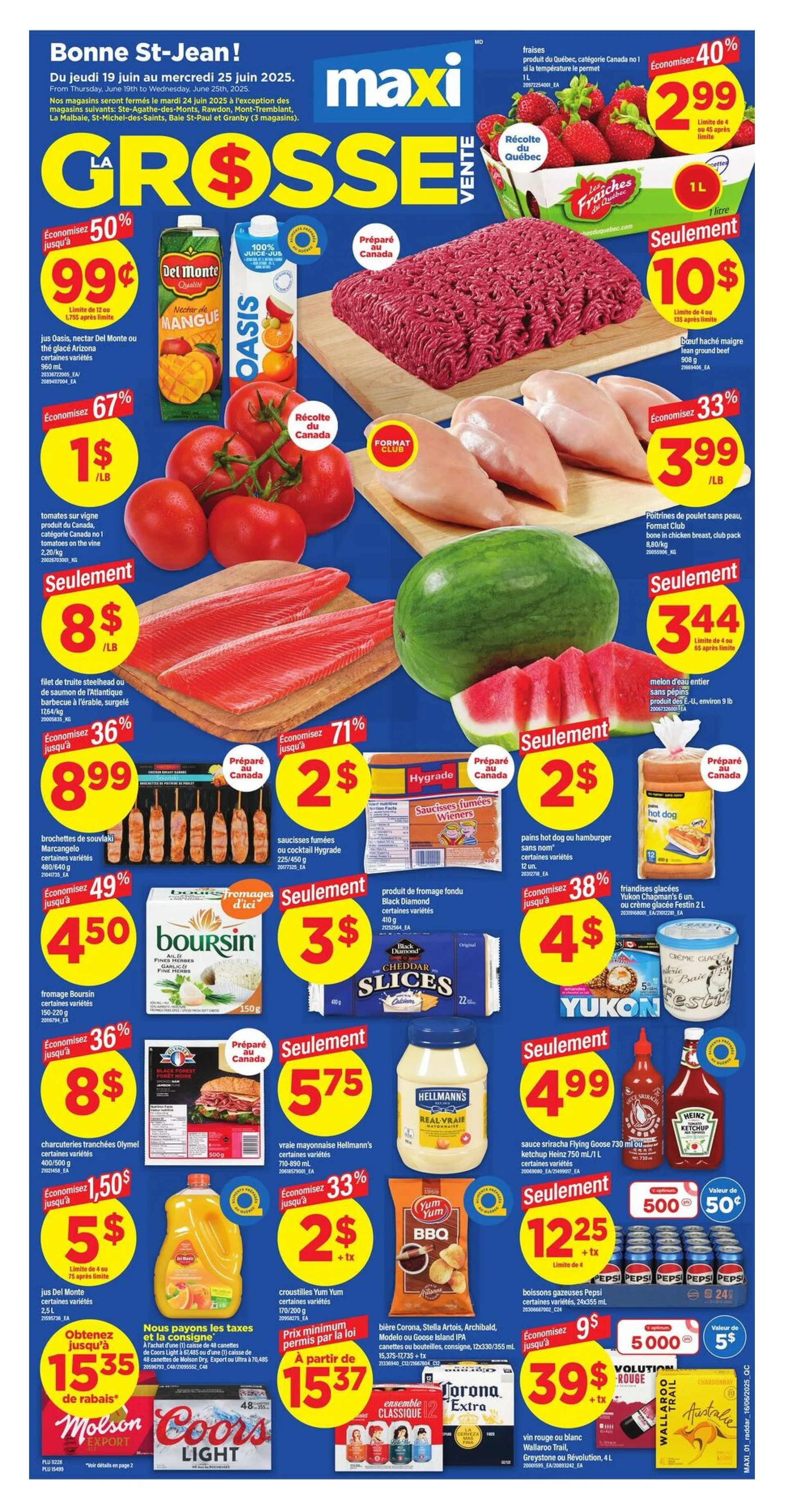 Maxi flyers  from June 19 to June 25 2025 - flyer page 