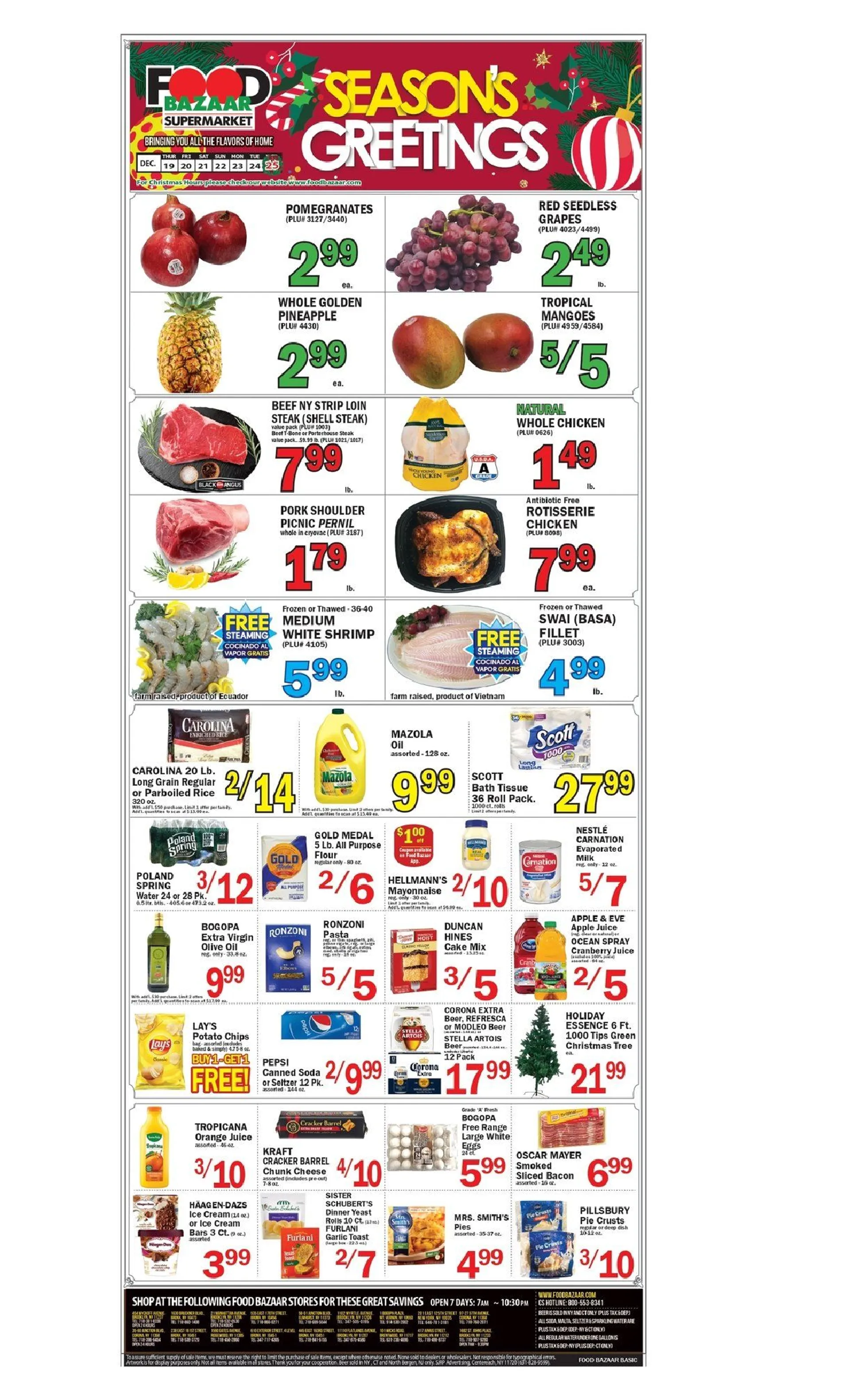 Weekly ad Food Bazaar Deals from December 19 to December 25 2024 - Page 