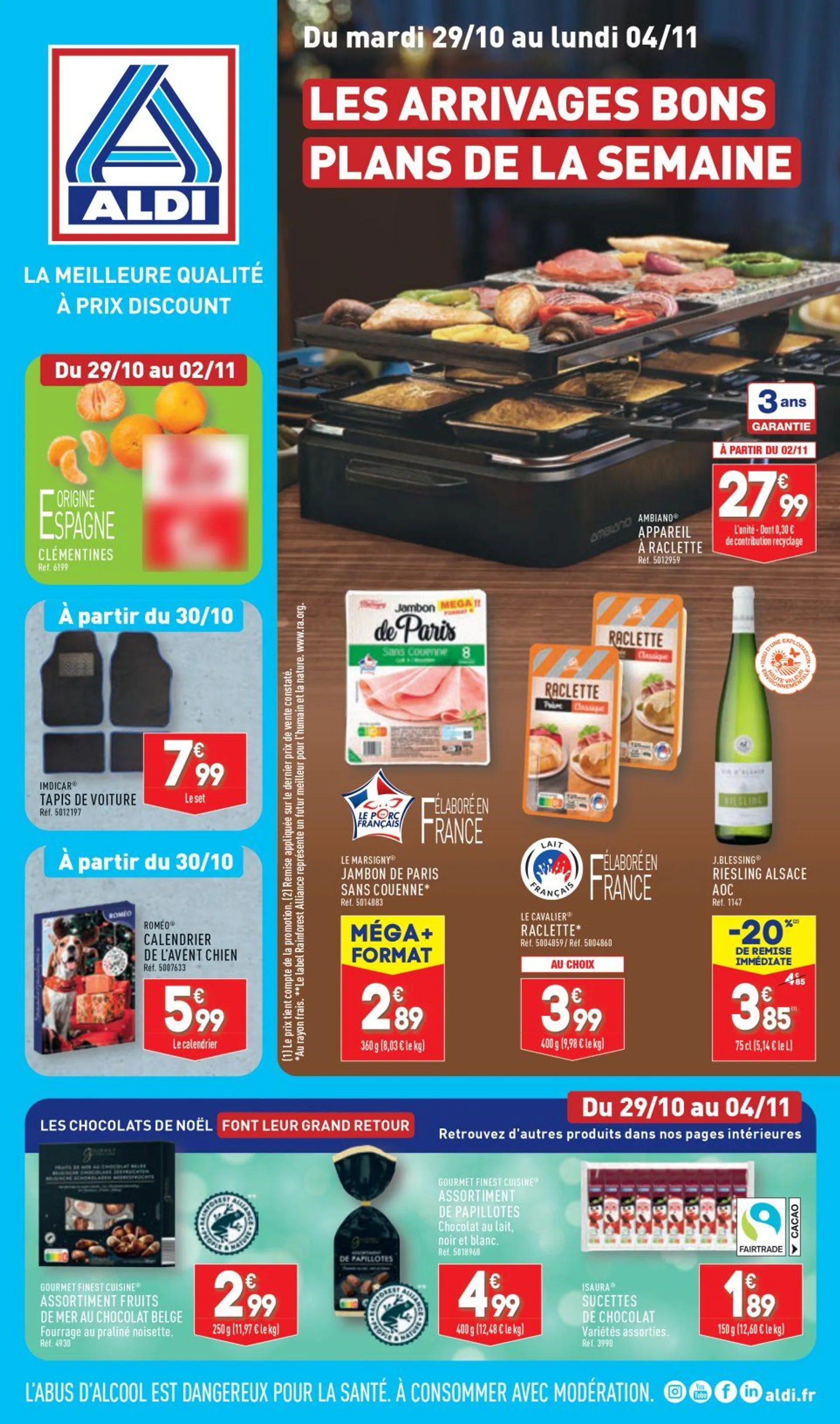 ALDI Brochures Offres du 29 octobre au 4 novembre 2024 - Catalogue page 