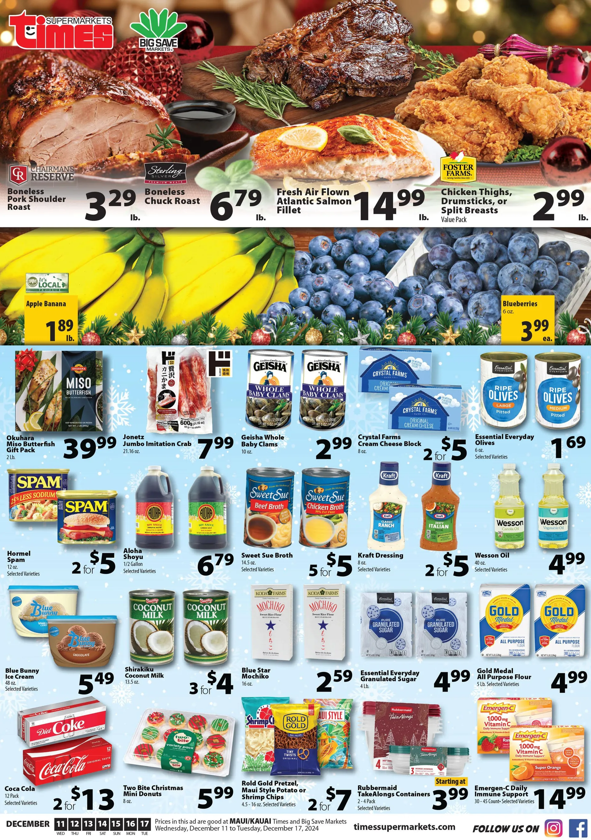 Weekly ad Times Supermarkets Weekly Ad from December 11 to December 17 2024 - Page 