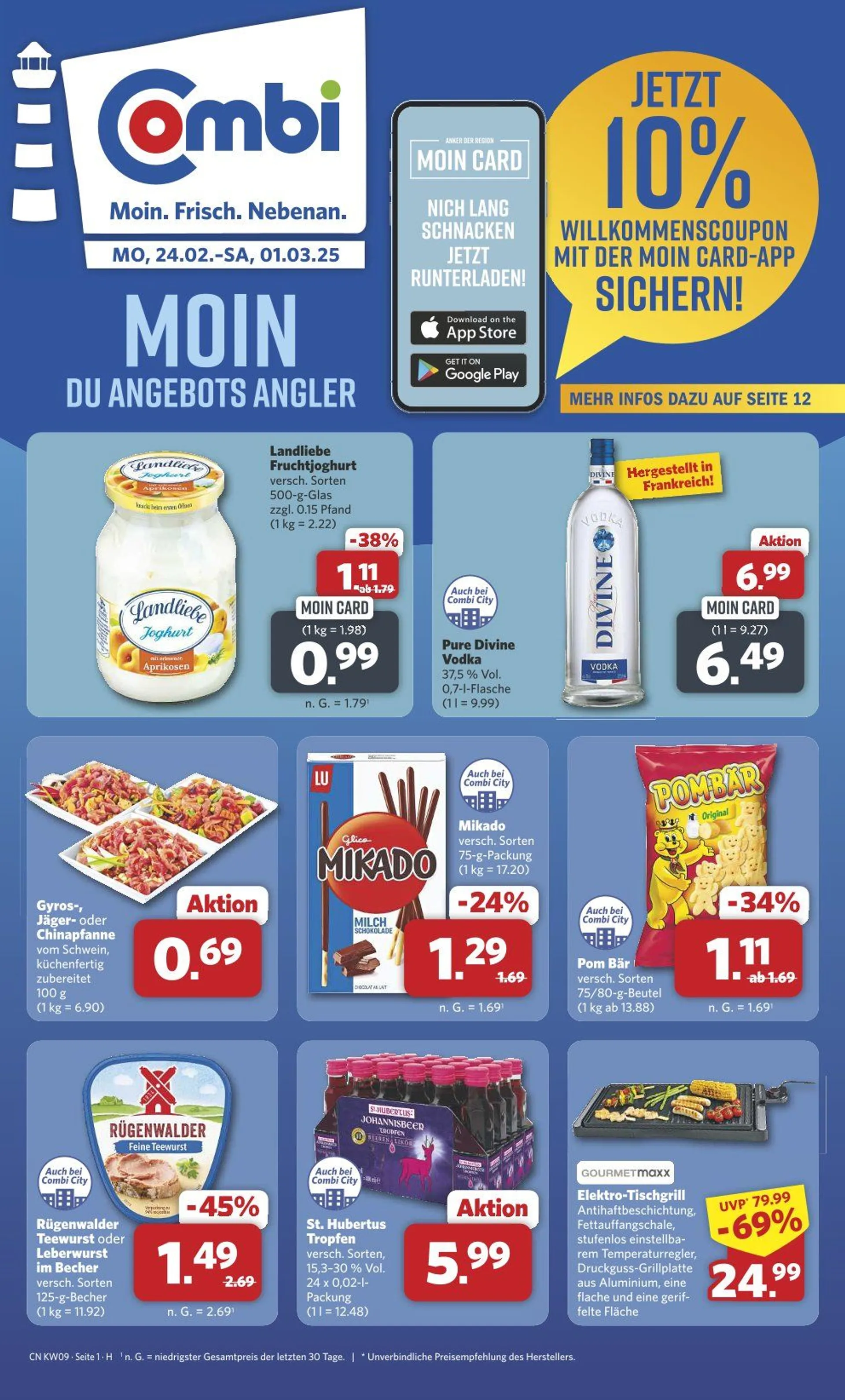 Combi Prospekt von 24. Februar bis 1. März 2025 - Prospekt seite 1