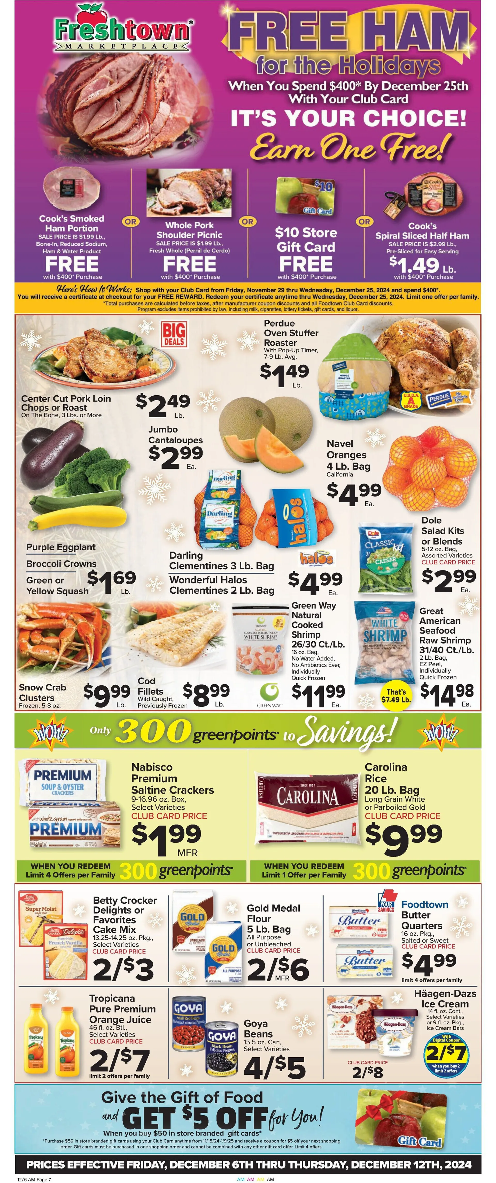 Weekly ad Foodtown Deals from December 6 to December 12 2024 - Page 