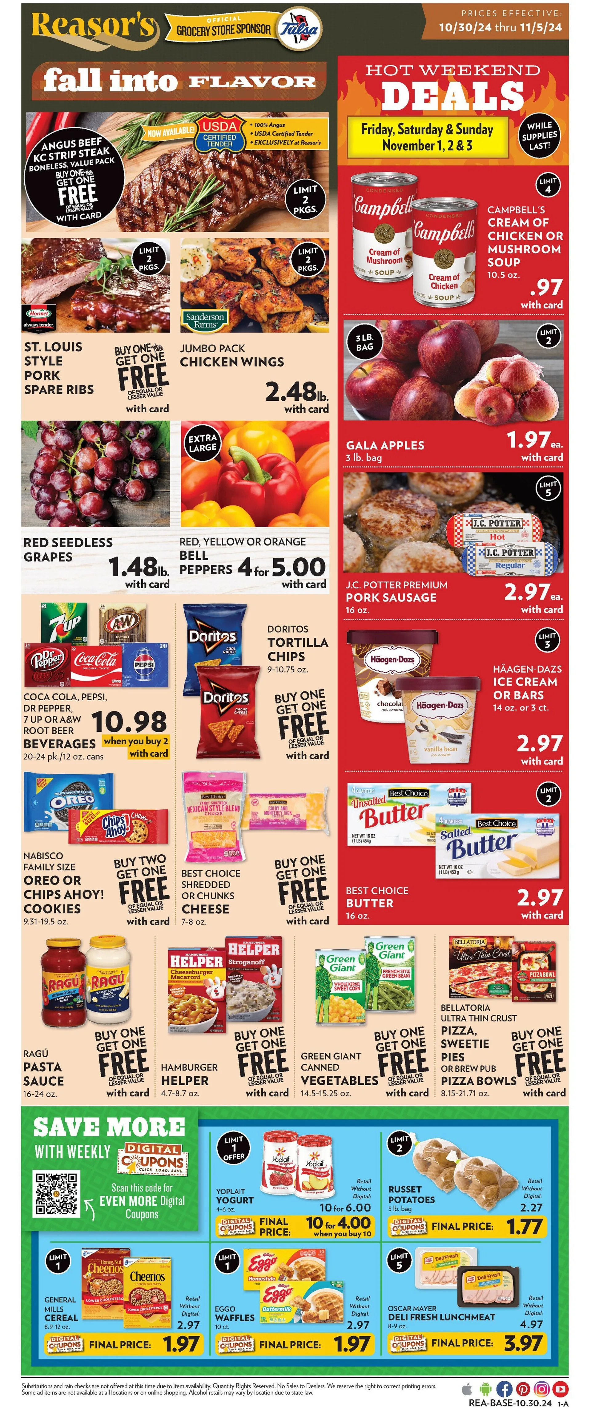 Weekly ad Reasor's Weekly Ad from October 30 to November 5 2024 - Page 