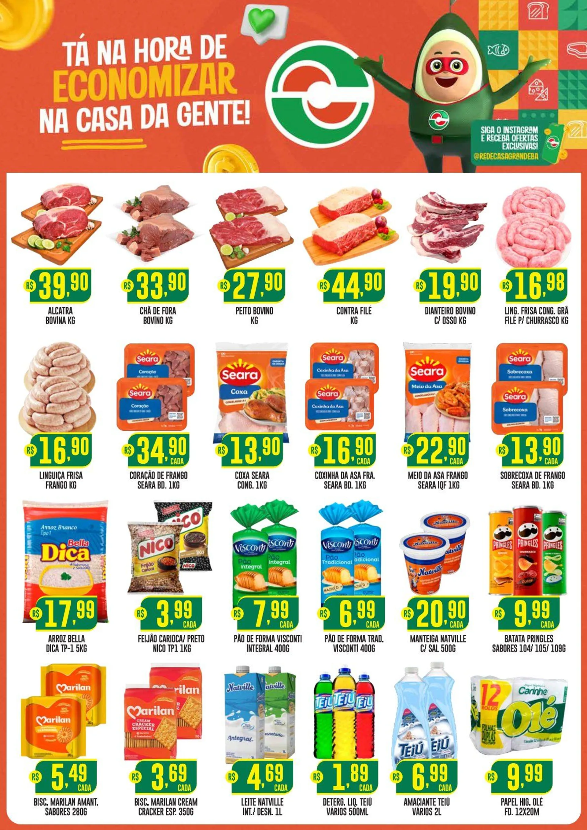 Encarte de Supermercados Casagrande Ofertas 28 de abril até 3 de maio 2025 - Pagina 