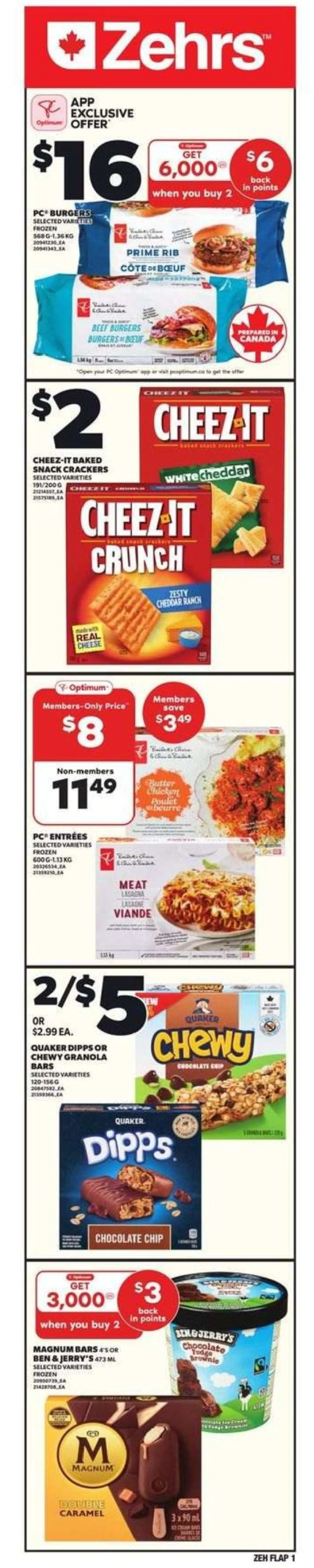 Zehrs Deals from May 29 to June 4 2025 - flyer page 1