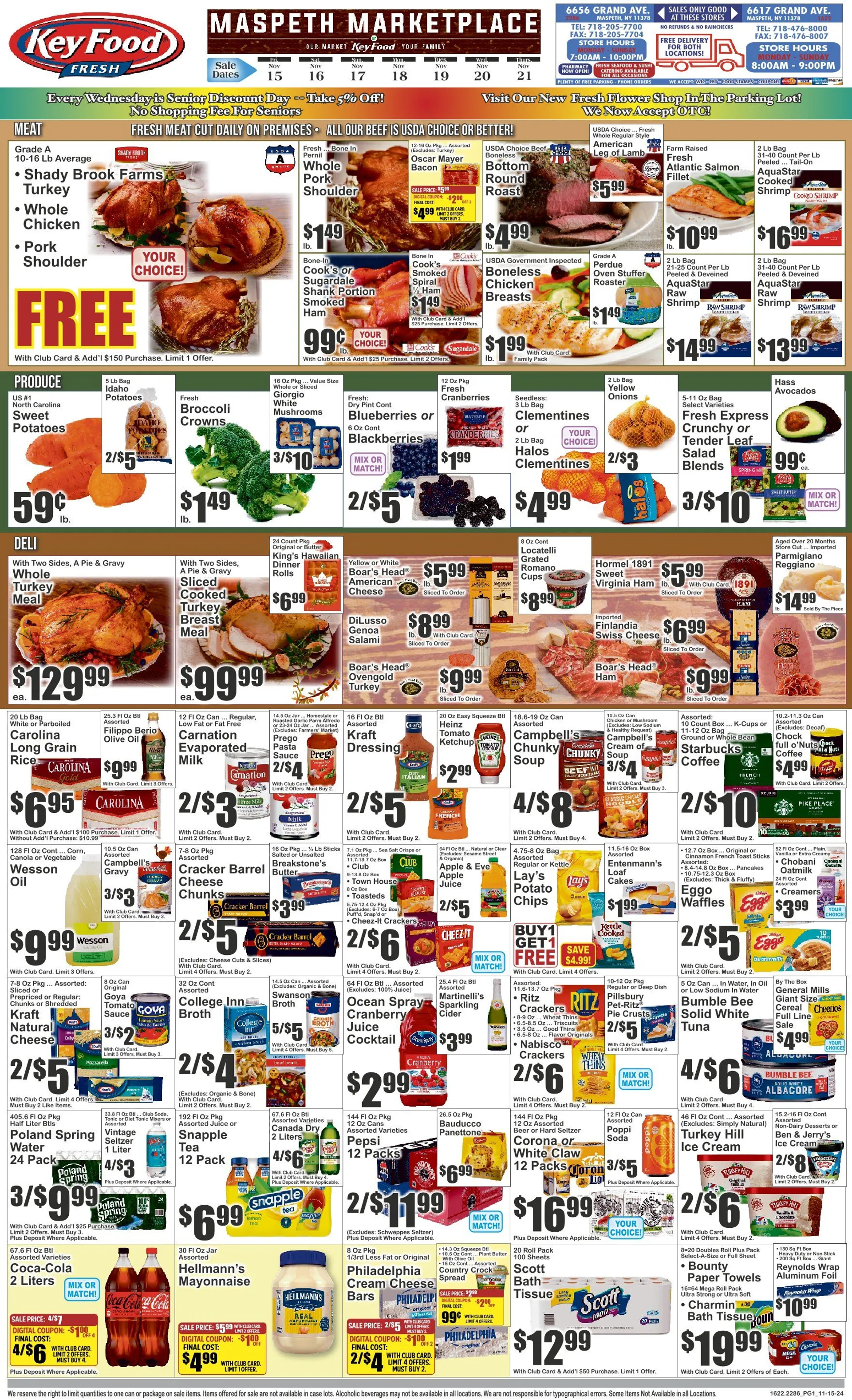 Weekly ad Key Food Deals from November 15 to November 26 2024 - Page 