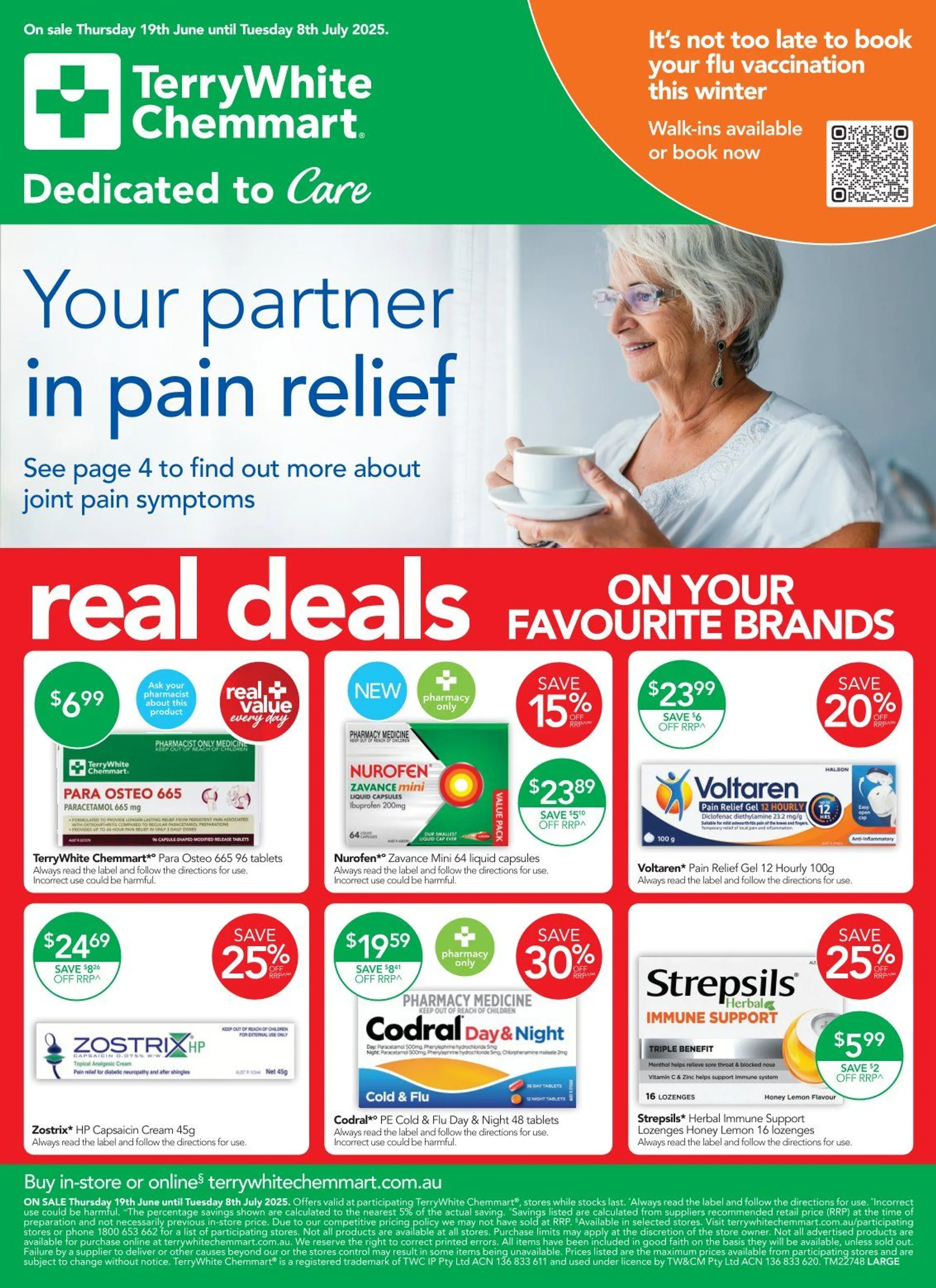 TerryWhite Chemmart Deals - Catalogue valid from 26 June to 8 July 2025 - page 1