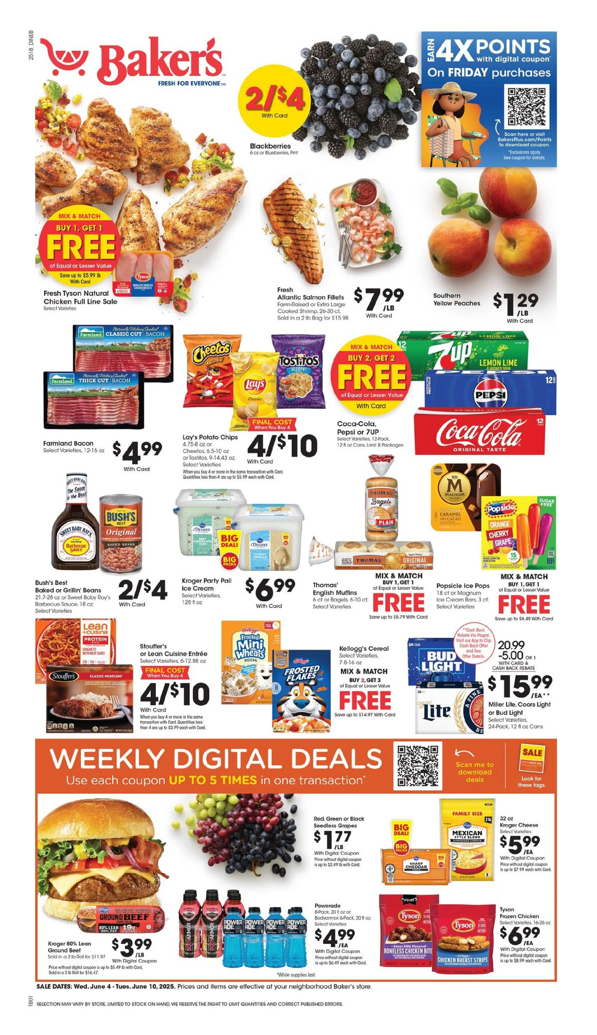 Weekly ad Baker's Deals from June 4 to June 10 2025 - Page 1