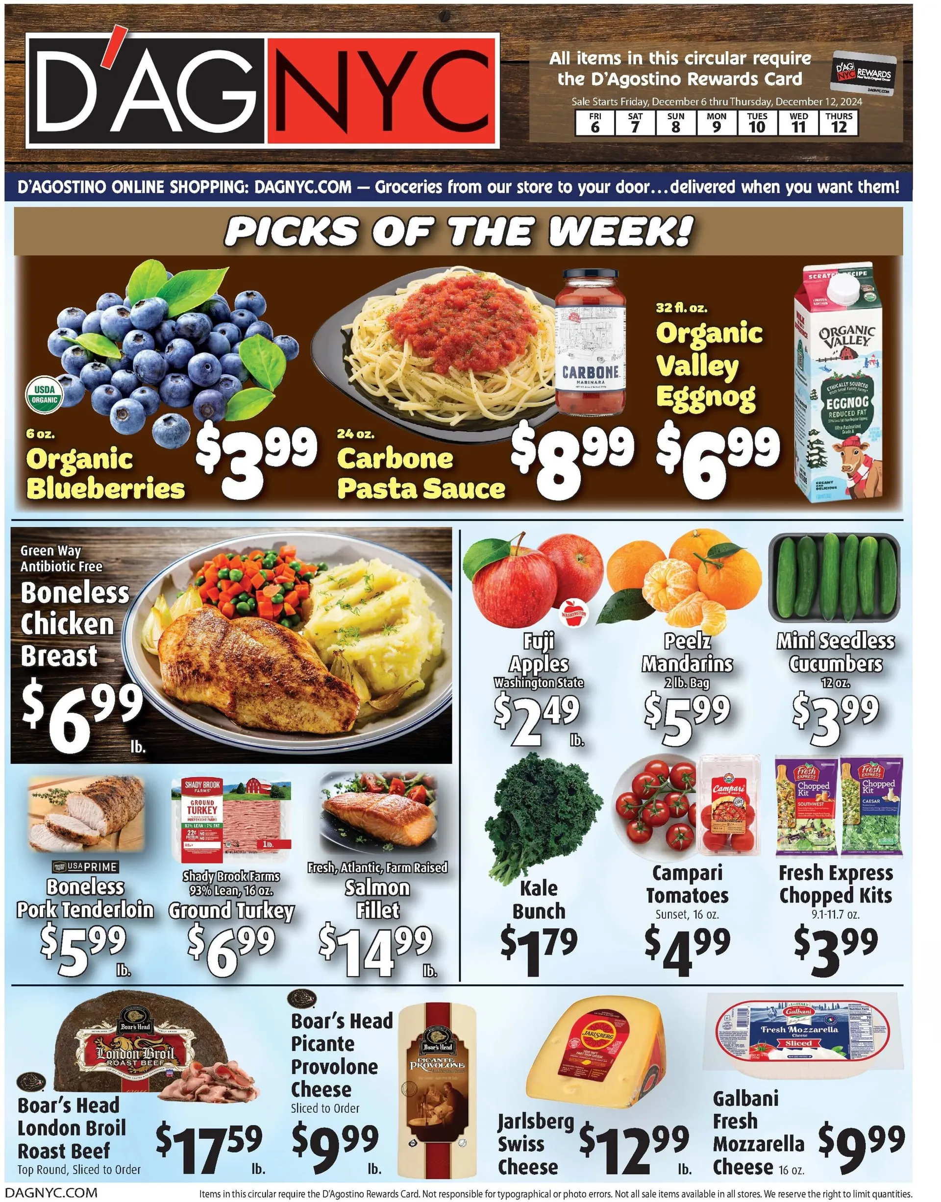 Weekly ad D'Agostino Supermarkets Deals from December 6 to December 12 2024 - Page 