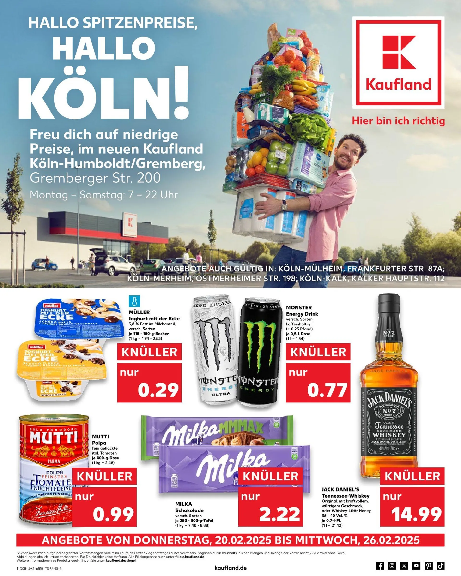 Kaufland Prospekt von 20. Februar bis 26. Februar 2025 - Prospekt seite 1