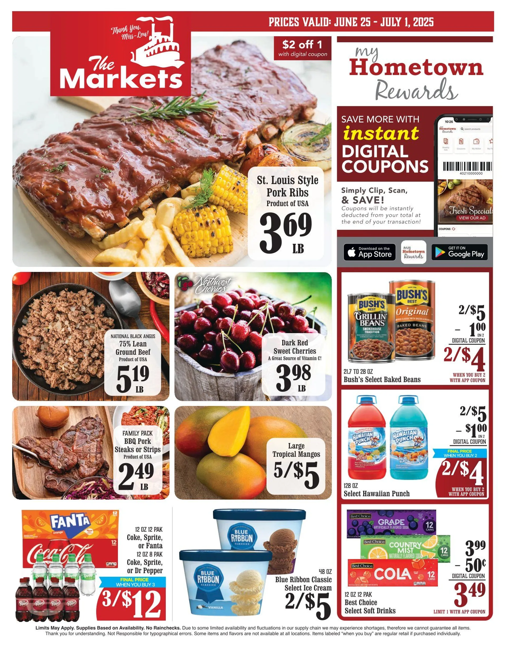 Weekly ad The Markets Sales from June 25 to July 1 2025 - Page 1