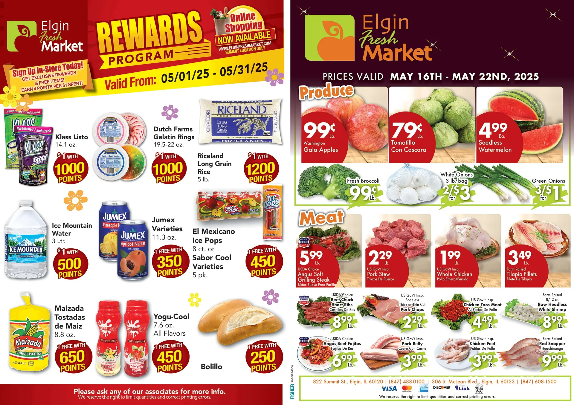 Weekly ad Elgin Fresh Market lSales from May 16 to May 22 2025 - Page 