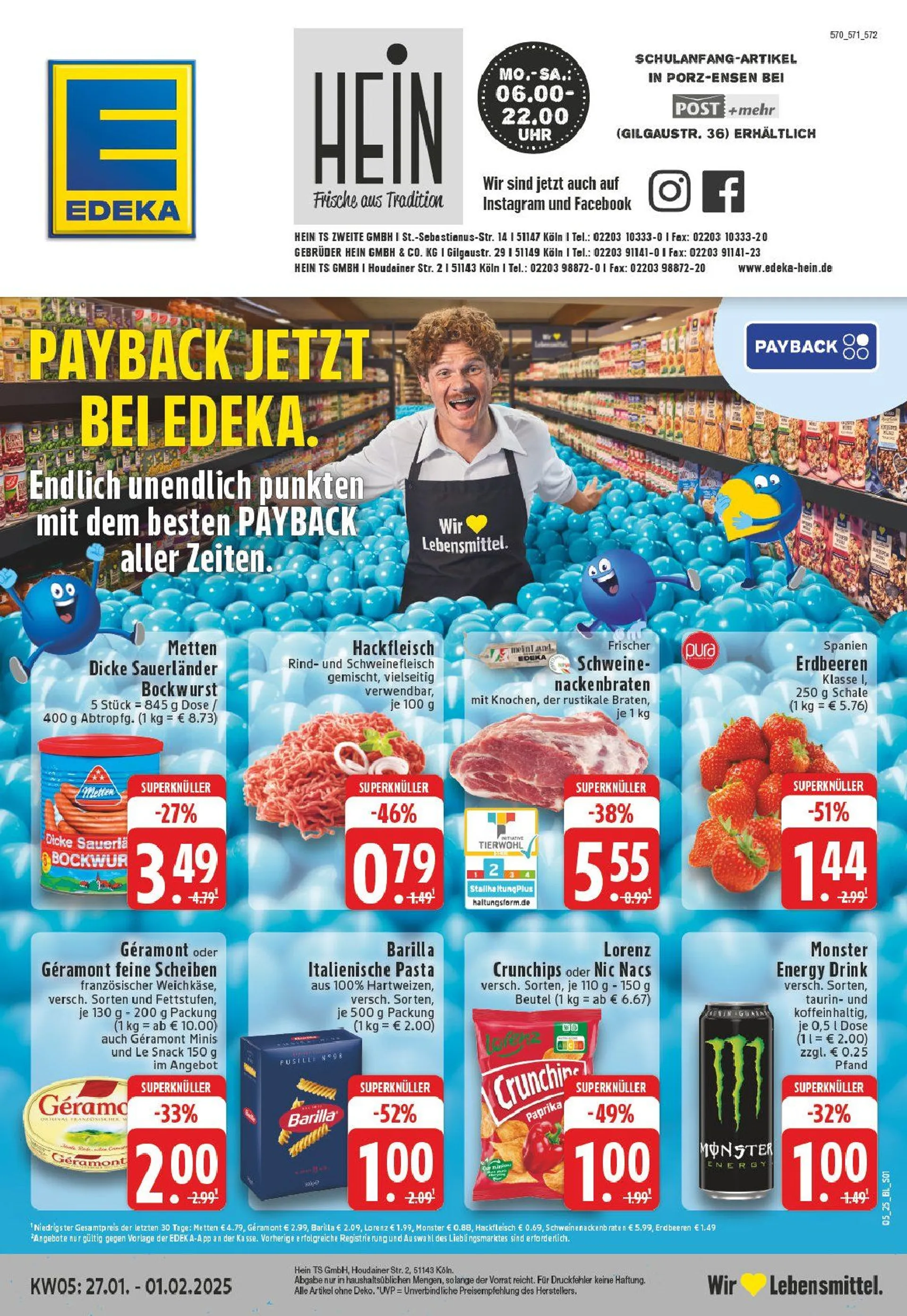 Edeka Prospekt von 27. Januar bis 1. Februar 2025 - Prospekt seite 