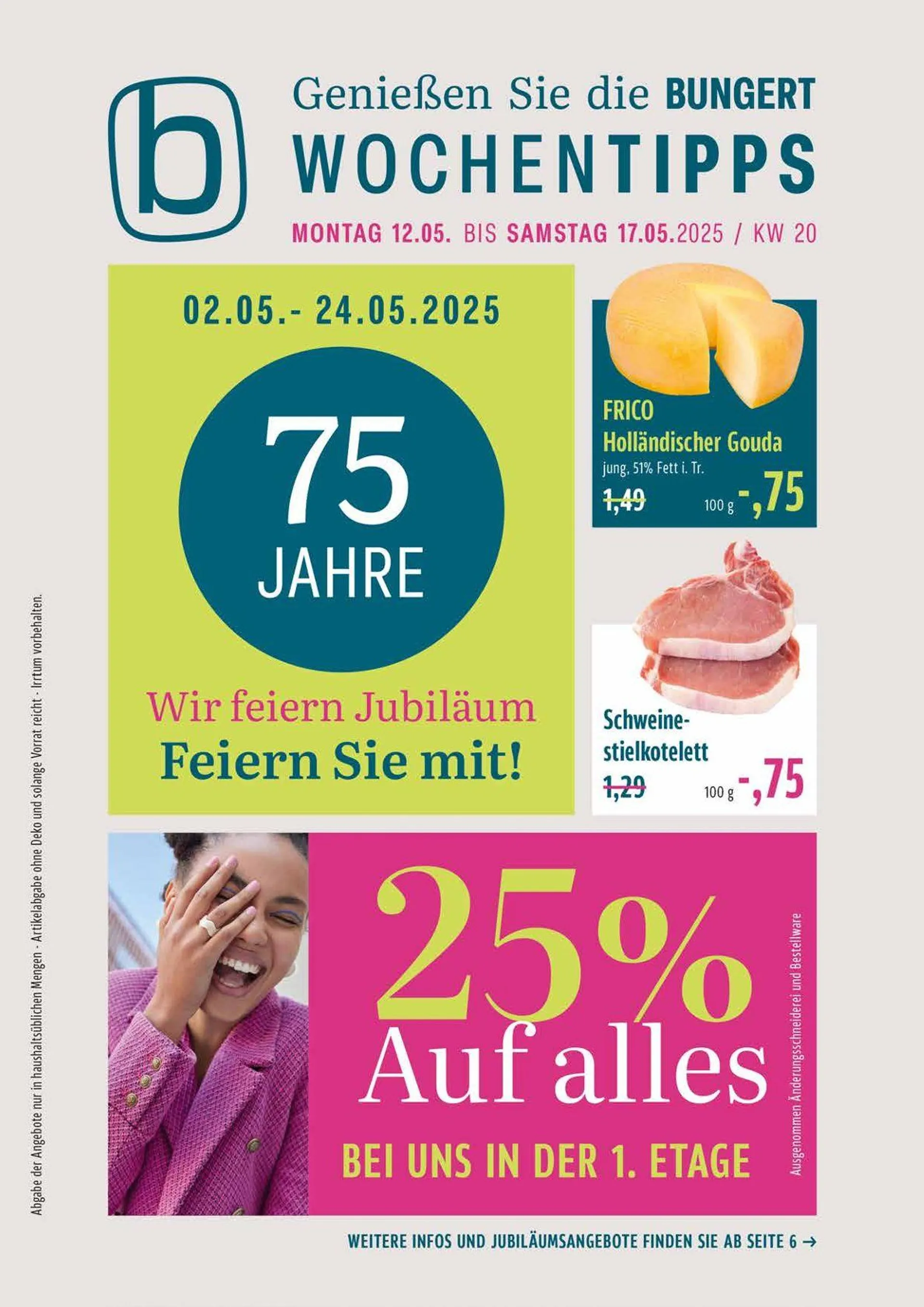 Bungert Prospekt von 15. Mai bis 17. Mai 2025 - Prospekt seite 