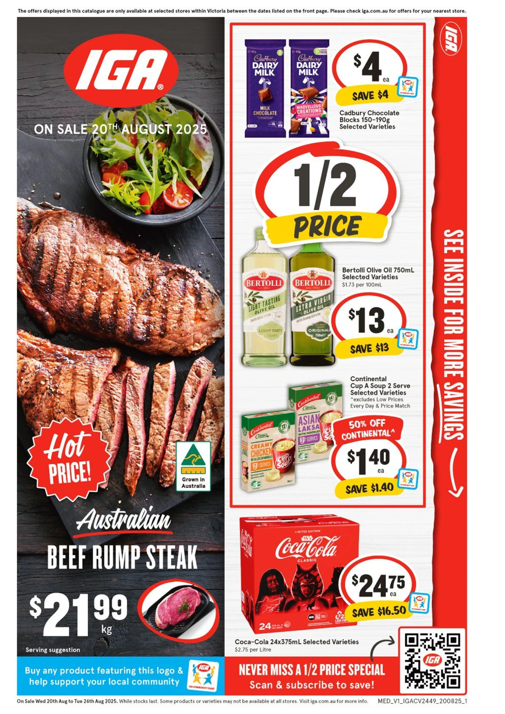 Weekly ad  IGA weekly ads from August 20 to August 26 2025 - Page 1
