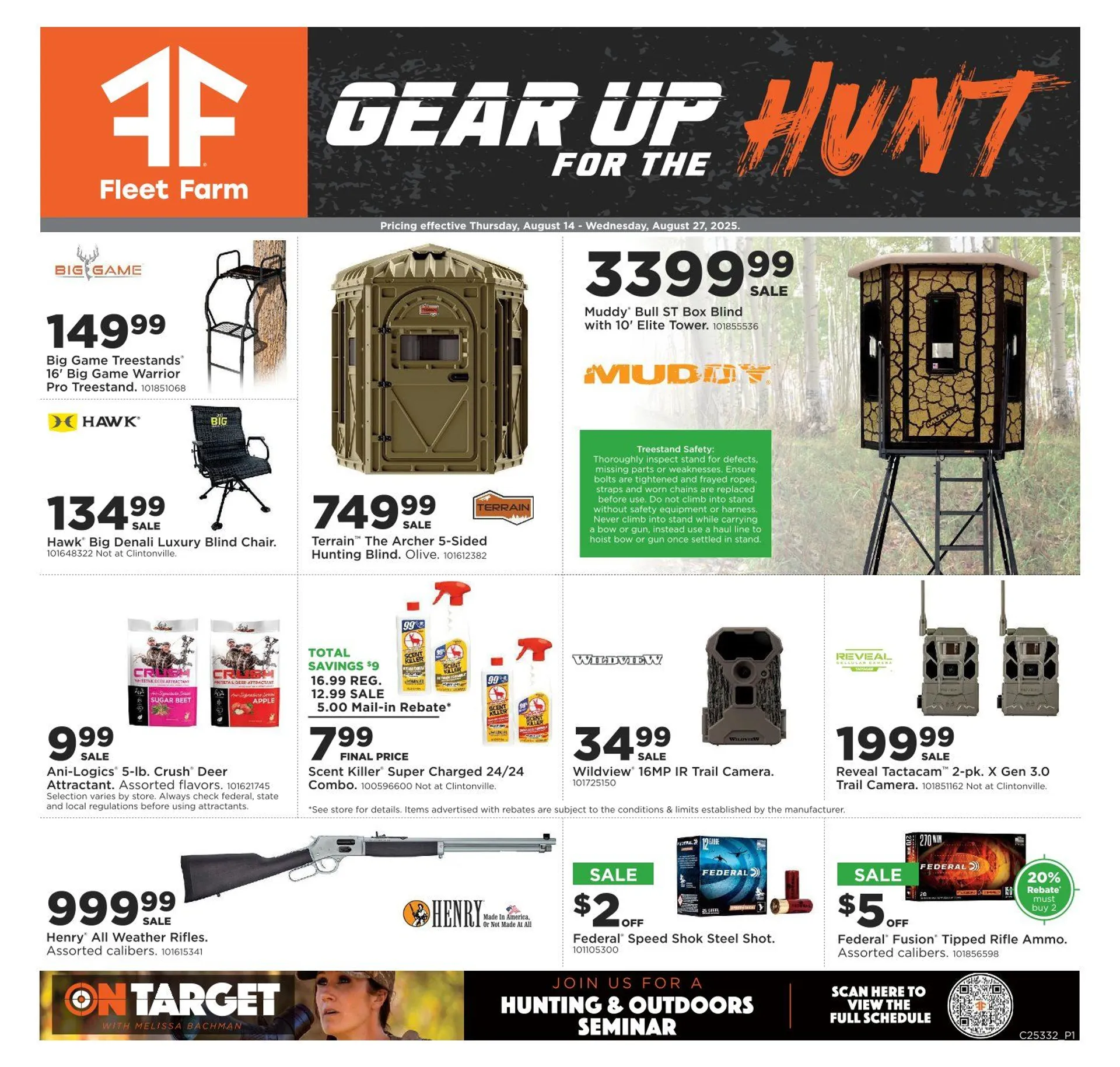 Weekly ad Fleet Farm Sales from August 21 to August 27 2025 - Page 1