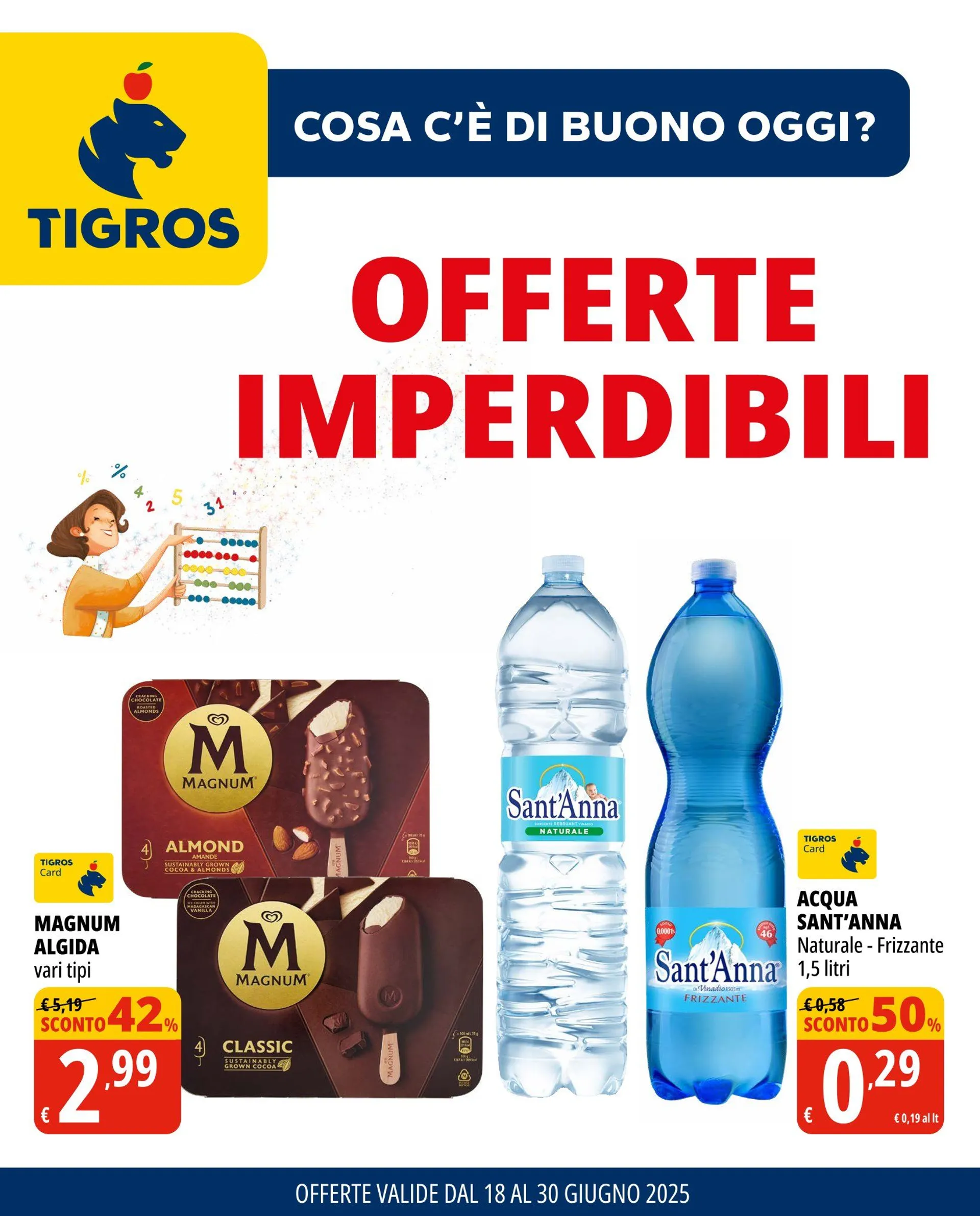  Volantini Tigros da 18 giugno a 30 giugno di 2025 - Pagina del volantino 
