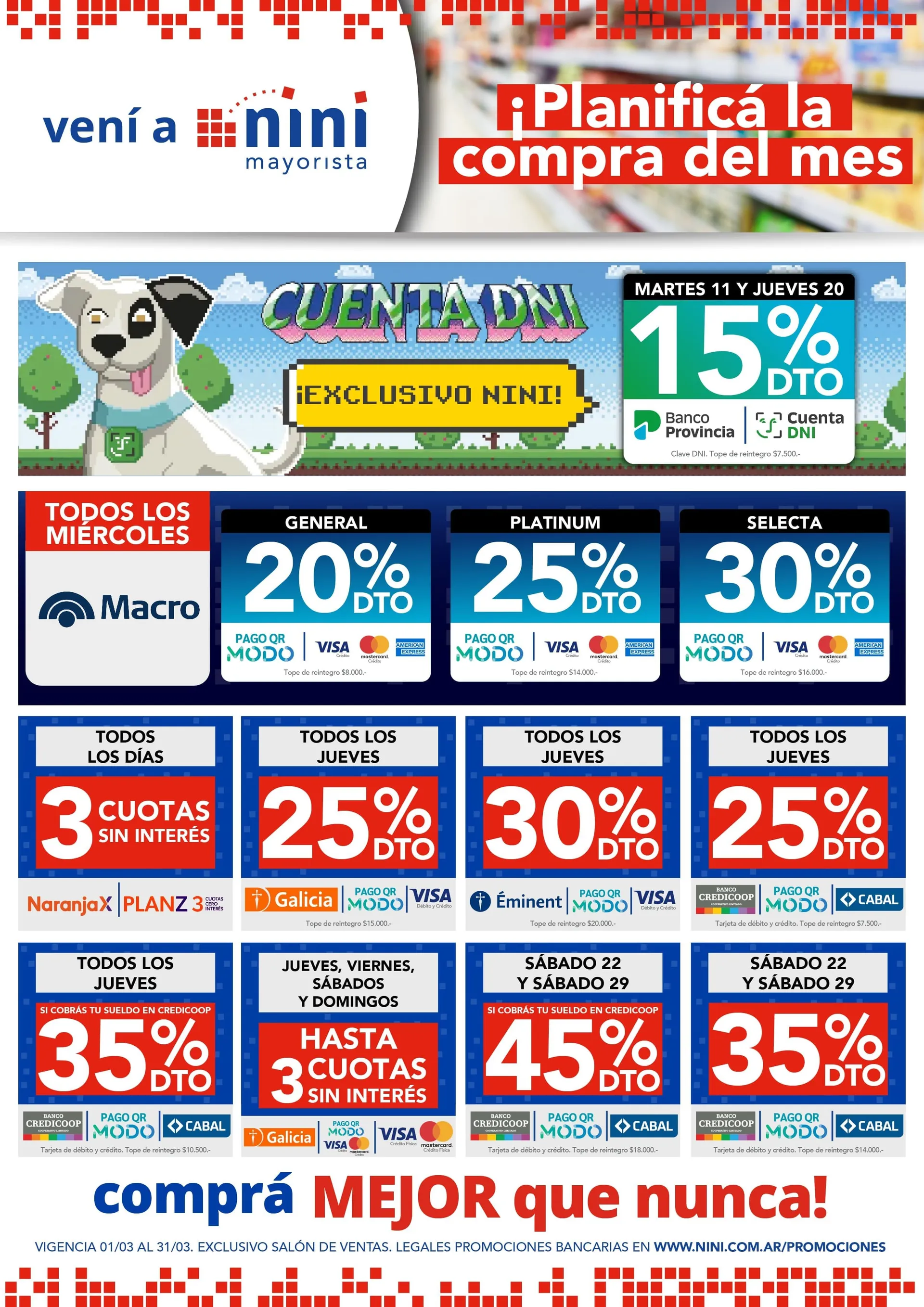 Ofertas de Nini Mayorista 11 de marzo al 11 de marzo 2025 - Página 1 del catálogo