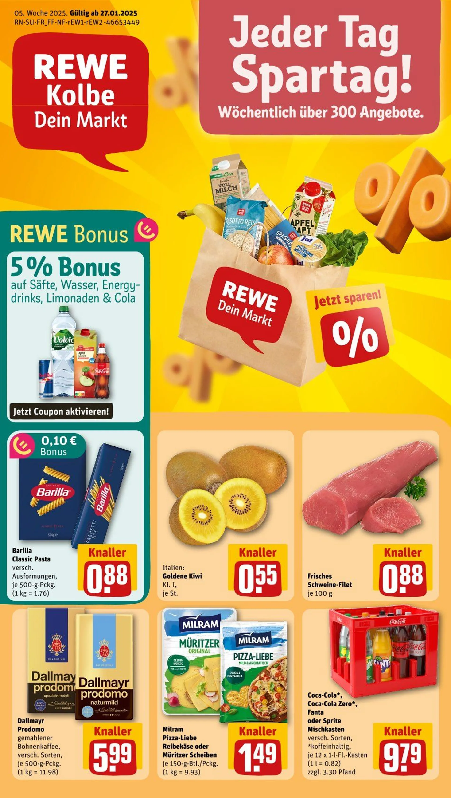 REWE Prospekt  von 27. Januar bis 1. Februar 2025 - Prospekt seite 