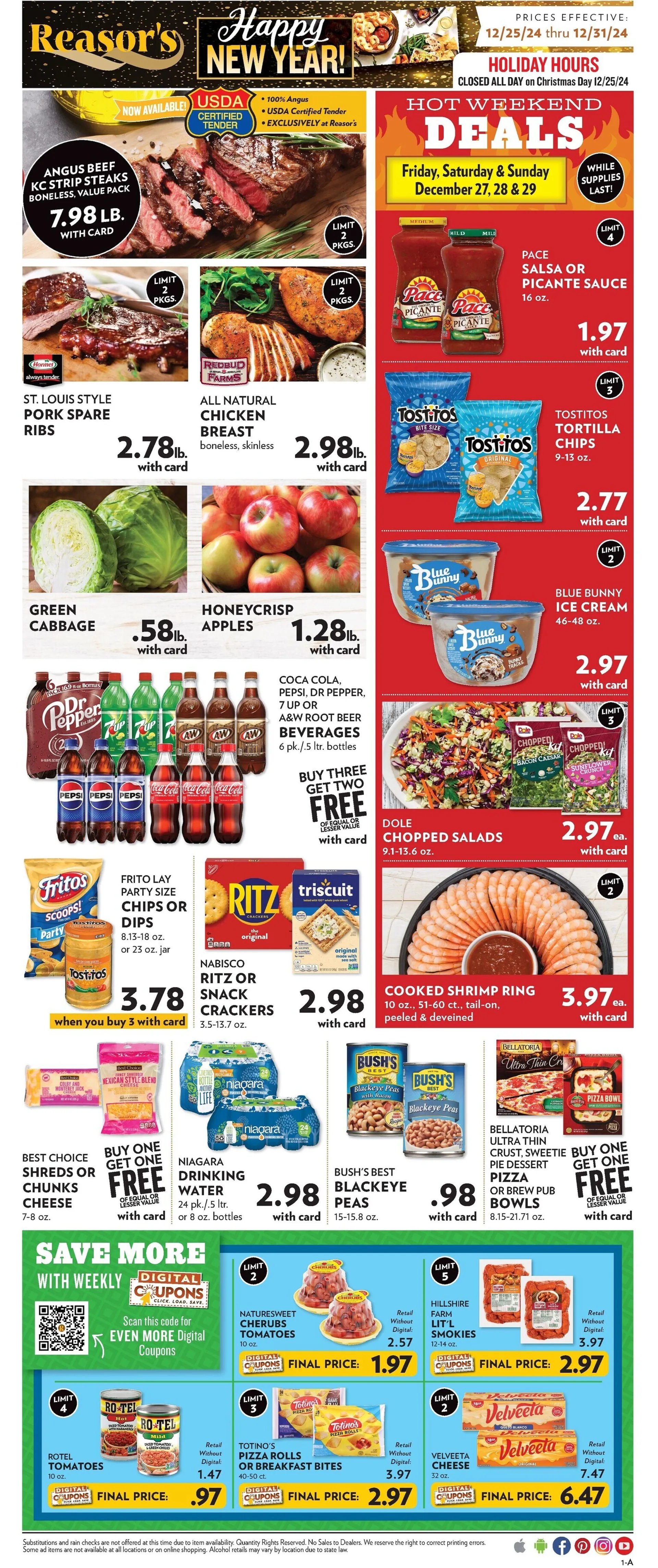 Weekly ad Reasor's Deals from December 26 to December 31 2024 - Page 